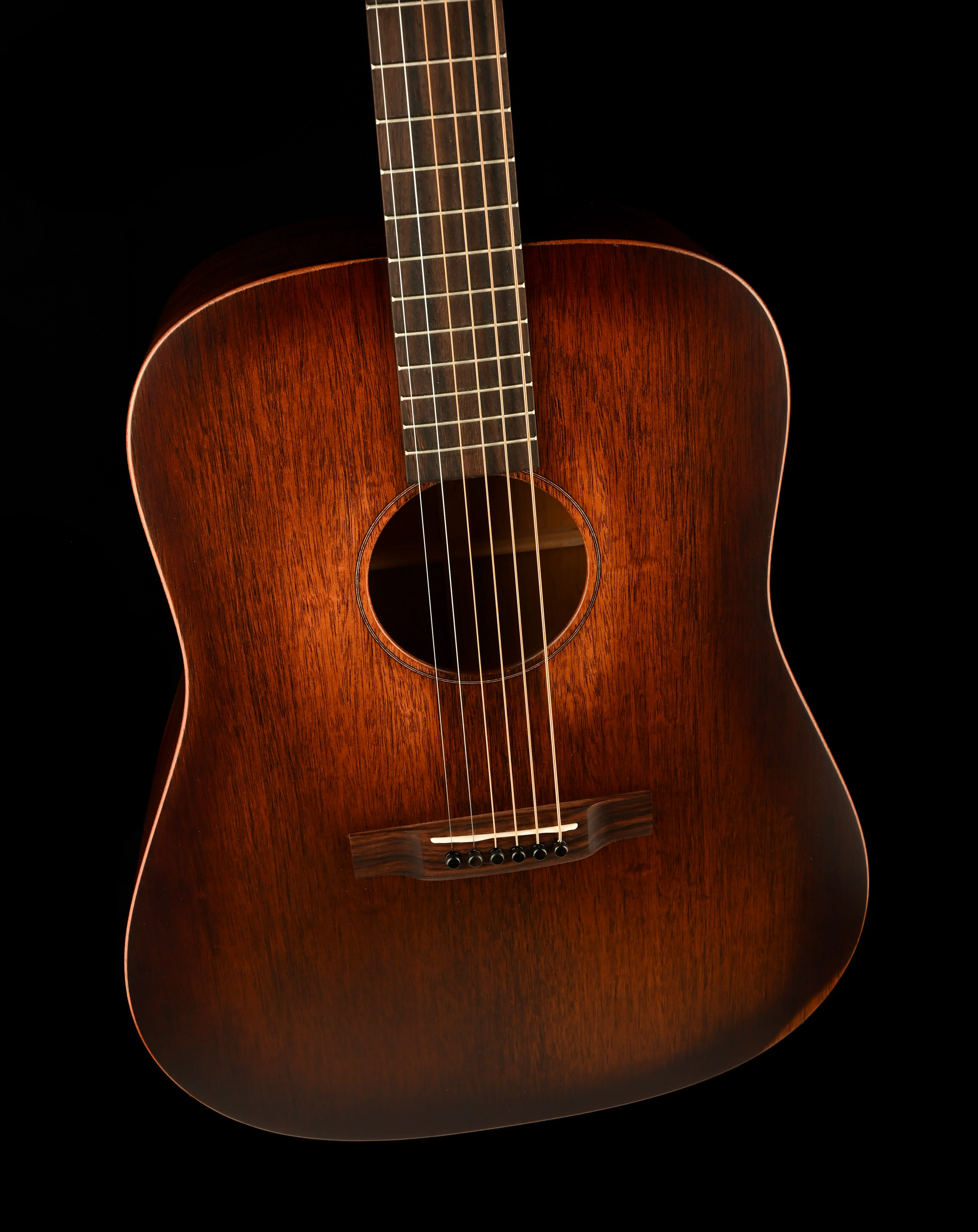 Martin D-15ML Left-Handed StreetMaster Mahogany Burst With Soft Case - Image 4