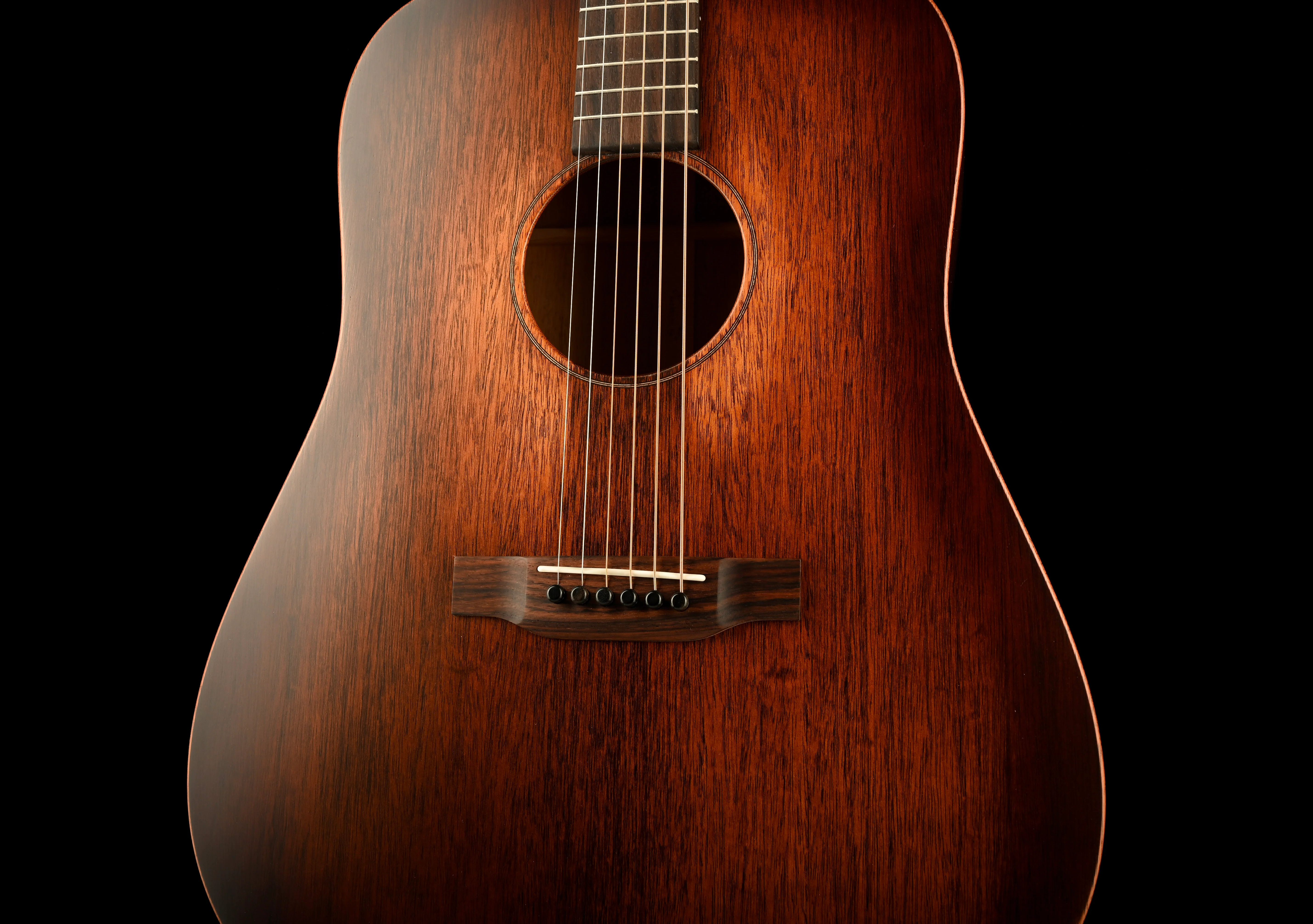 Martin D-15ML Left-Handed StreetMaster Mahogany Burst With Soft Case - Image 6
