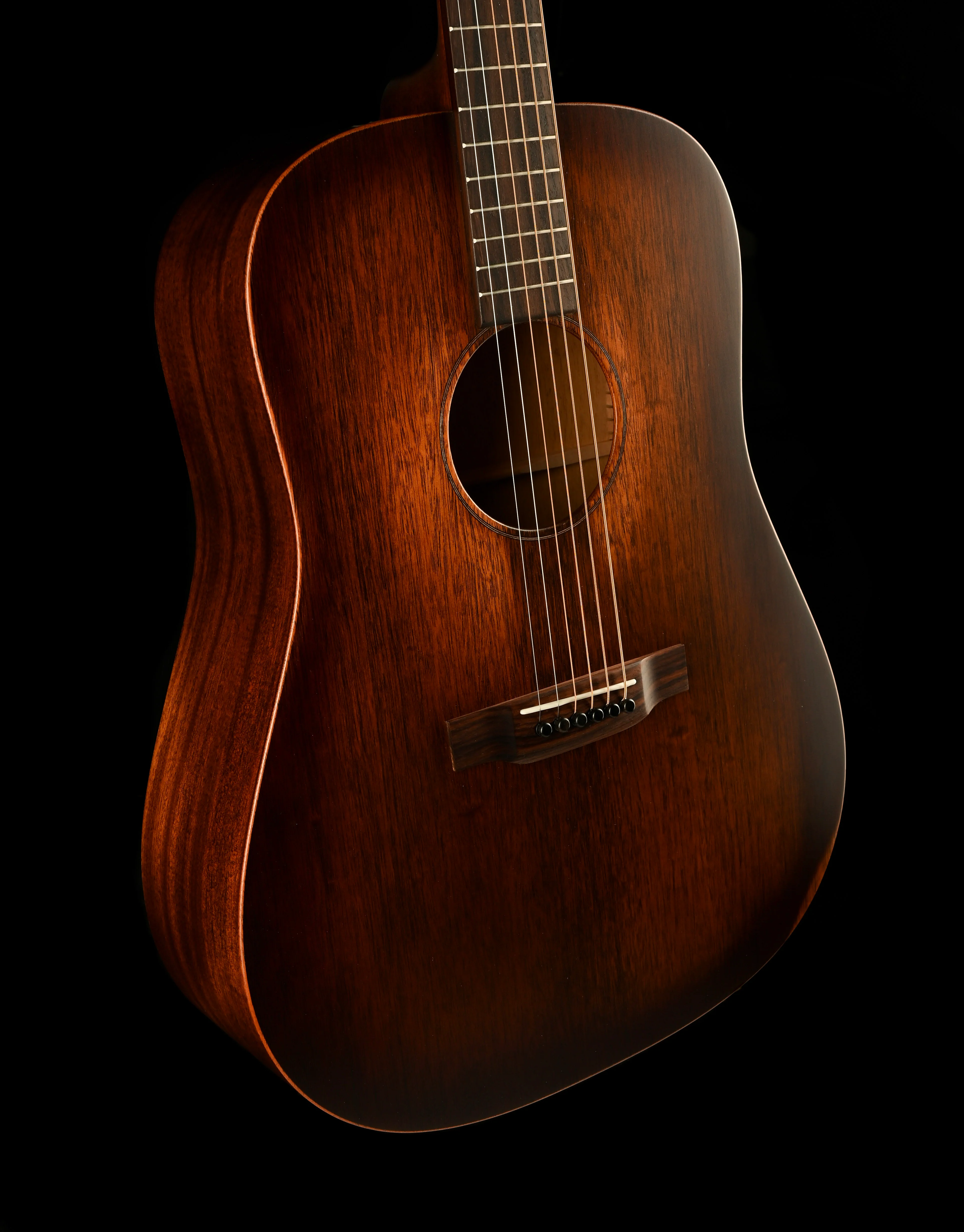 Martin D-15ML Left-Handed StreetMaster Mahogany Burst With Soft Case - Image 8