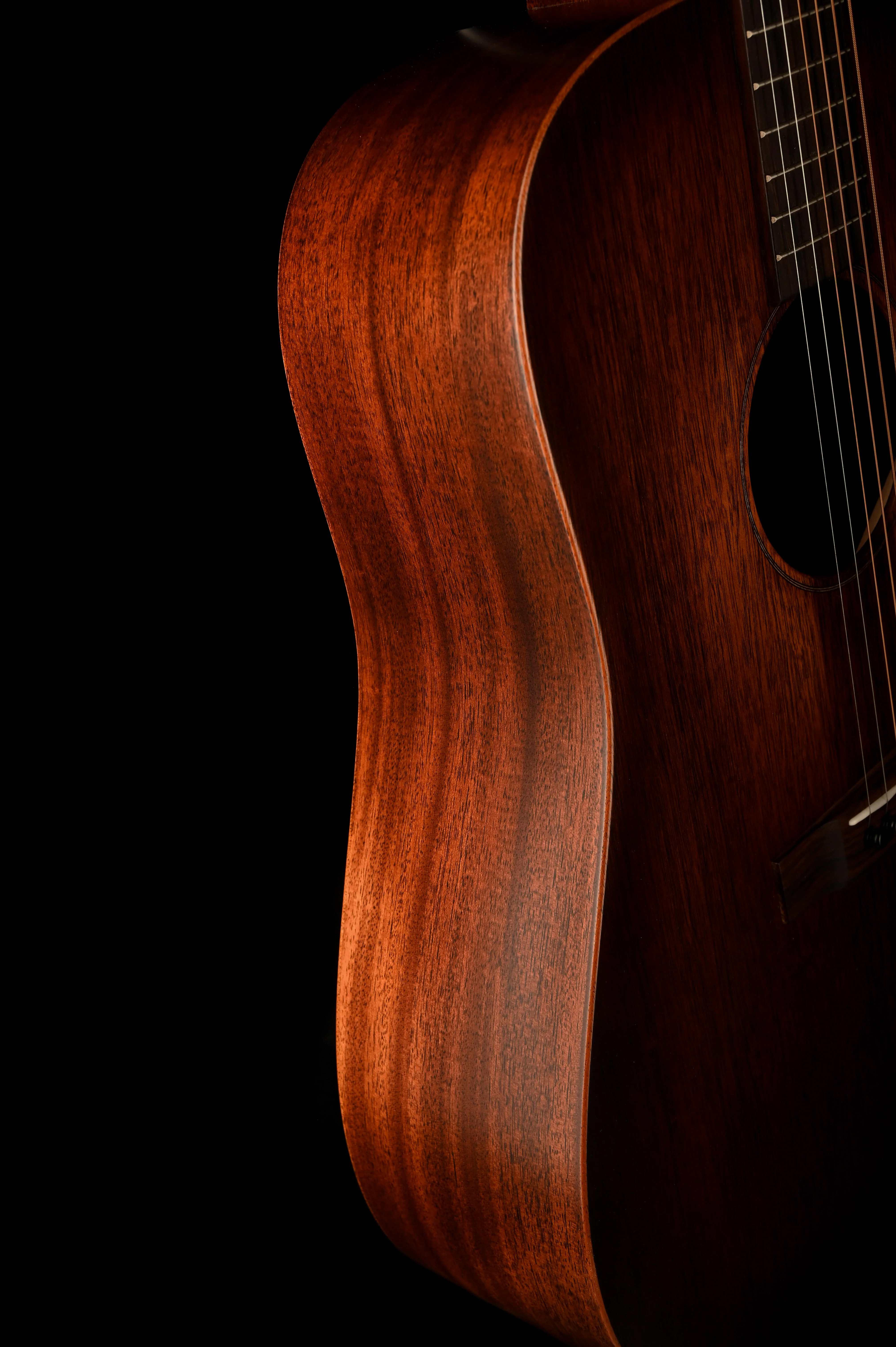 Martin D-15ML Left-Handed StreetMaster Mahogany Burst With Soft Case - Image 9