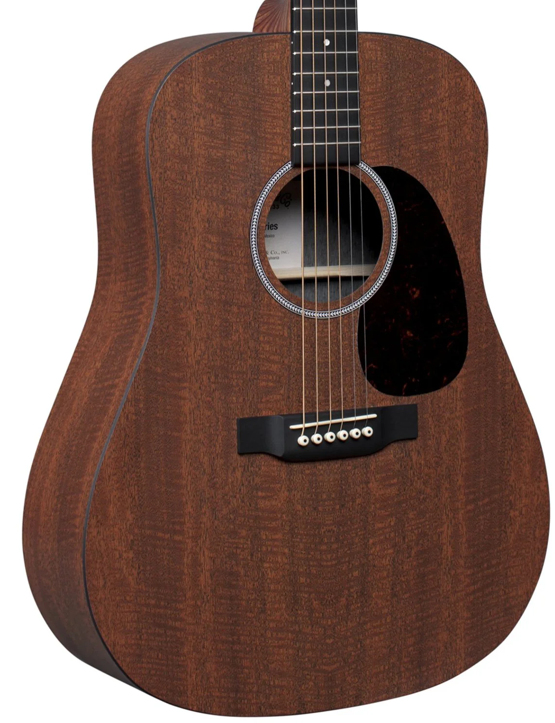 Martin D-X1E All Mahogany Acoustic Electric Guitar With Bag - Image 2
