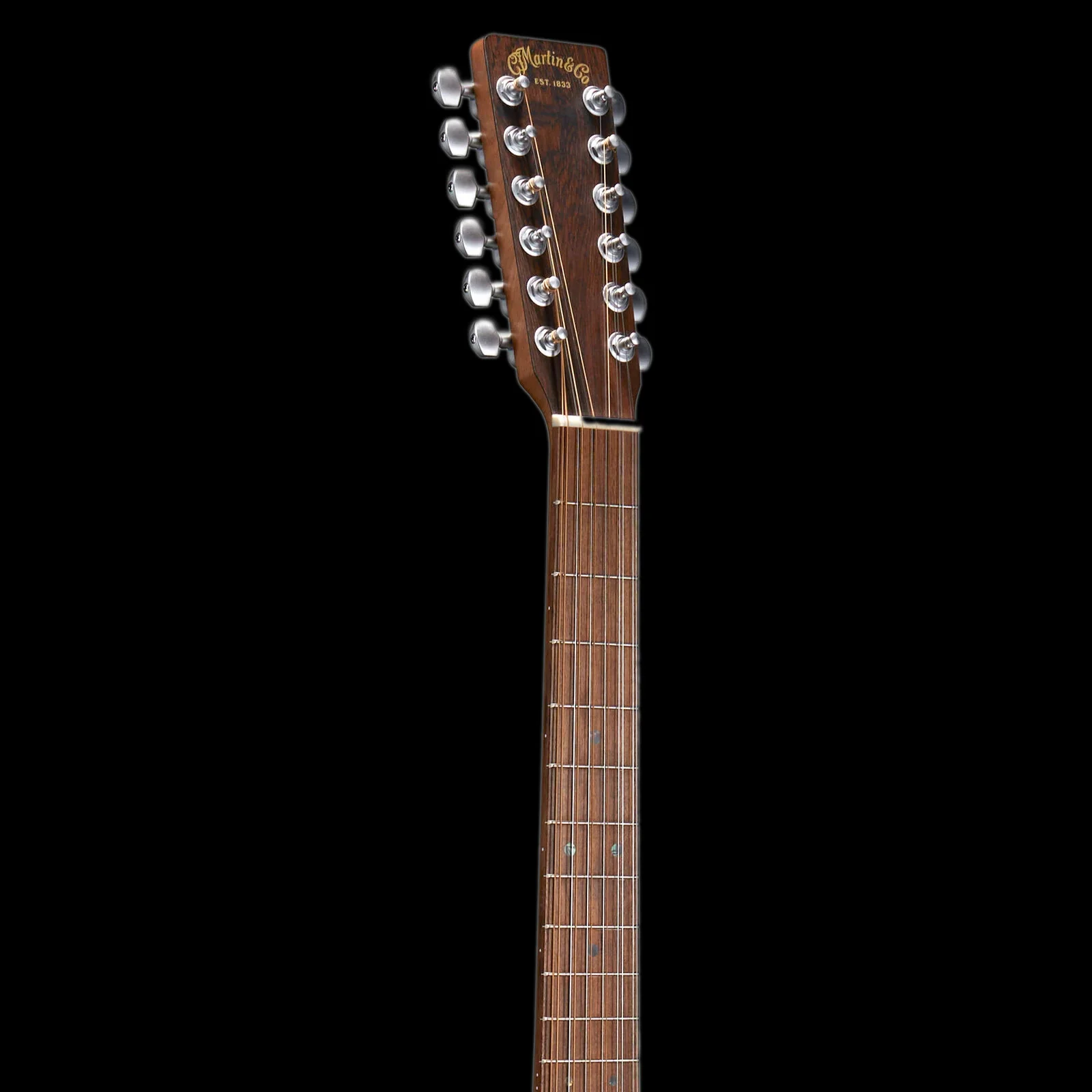 Martin D-X2E 12-String Brazilian Rosewood Acoustic Electric Guitar with Gig Bag - Image 6