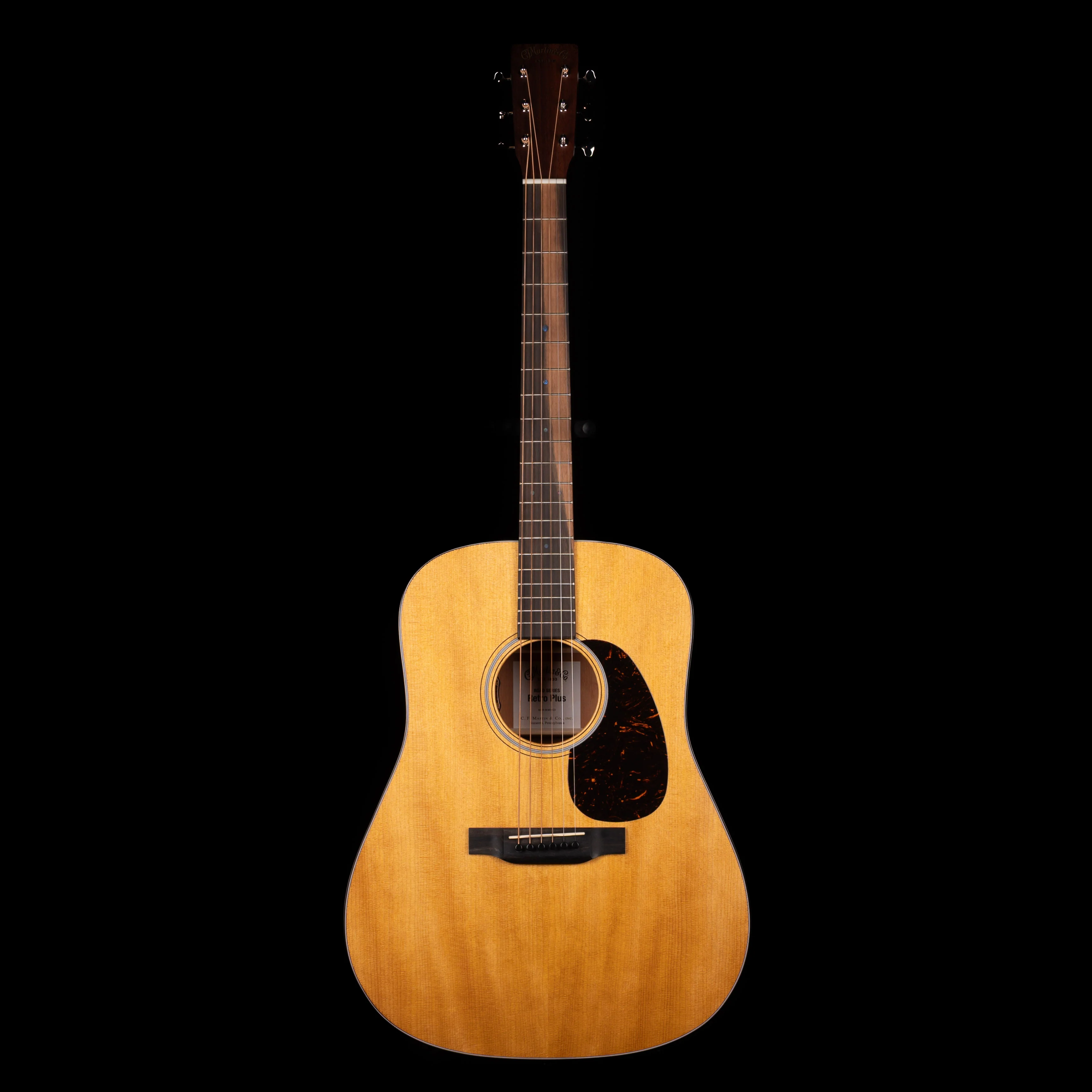 Martin DE Retro Plus Mahogany Natural Acoustic Guitar with Case - Image 3
