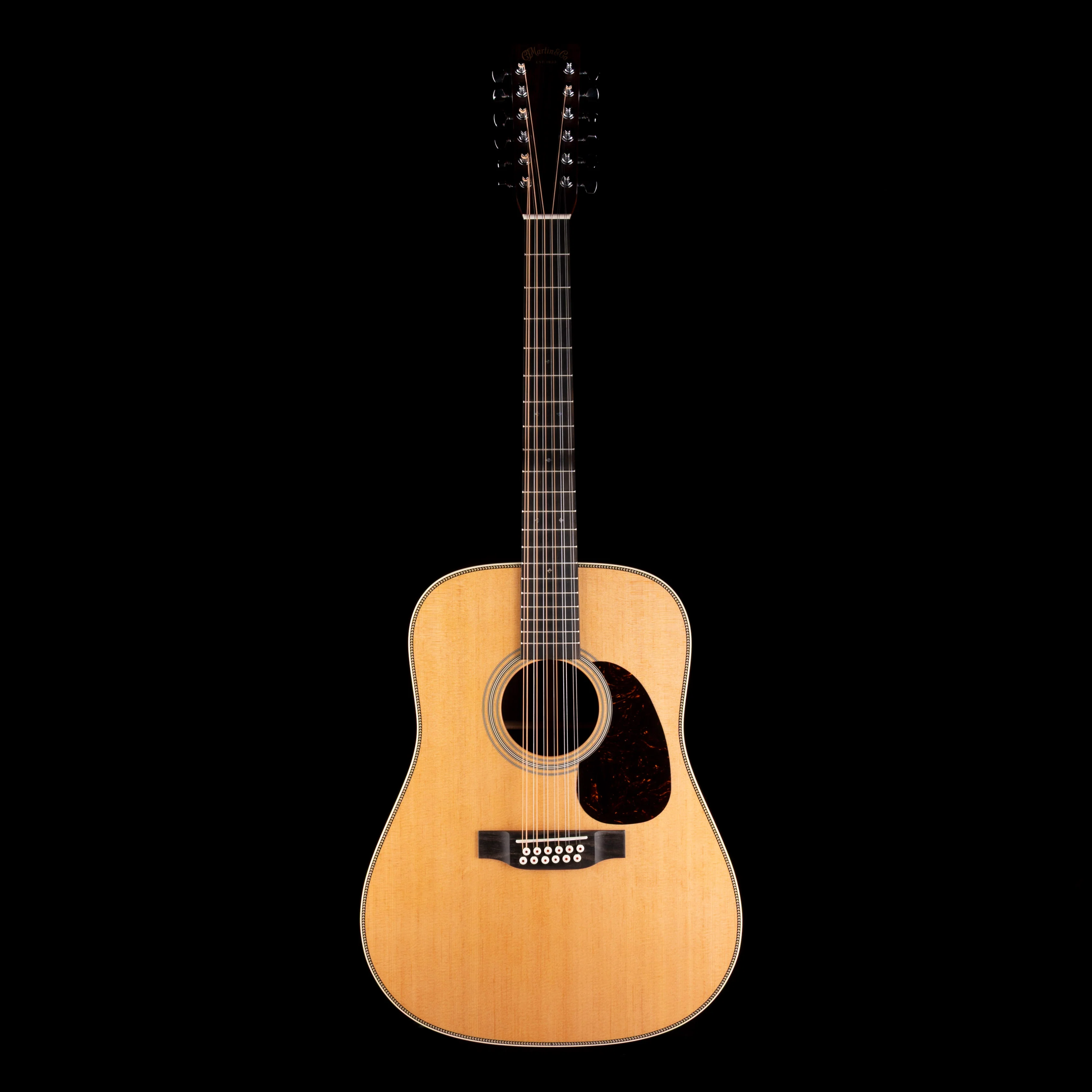 Martin HD12-28 12-String Acoustic Guitar With Case - Image 3