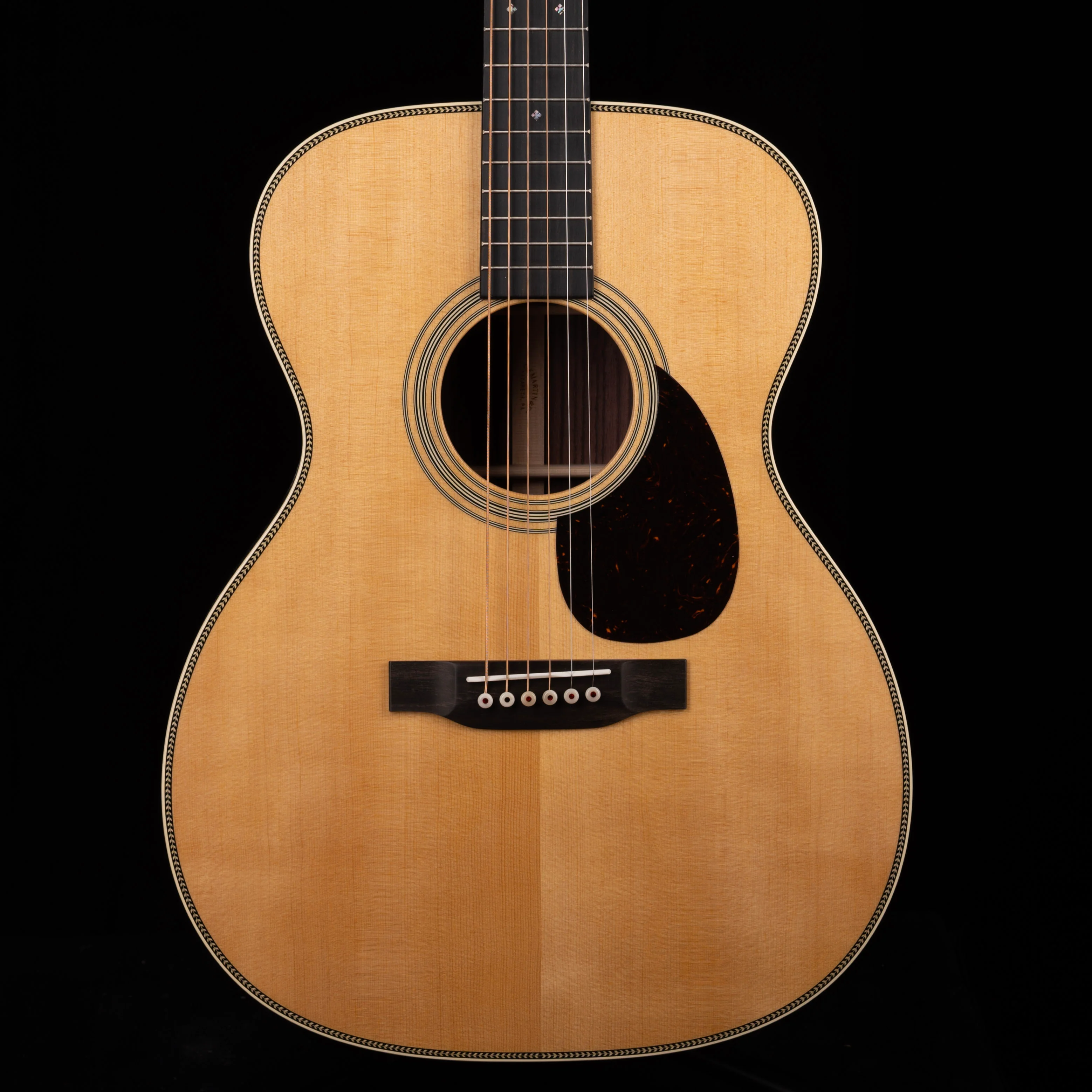 Martin OM-28 Standard (2025 Spec) Natural Acoustic Guitar with Case