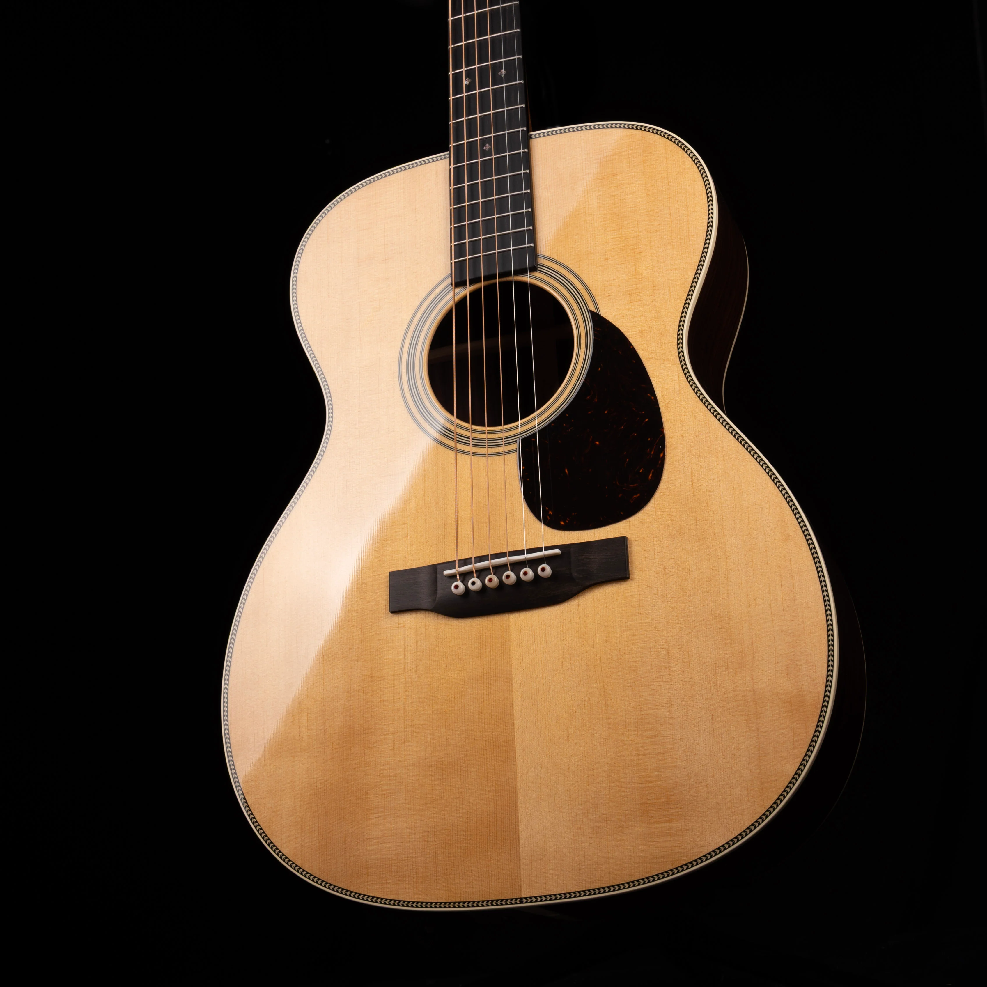 Martin OM-28 Standard (2025 Spec) Natural Acoustic Guitar with Case - Image 7