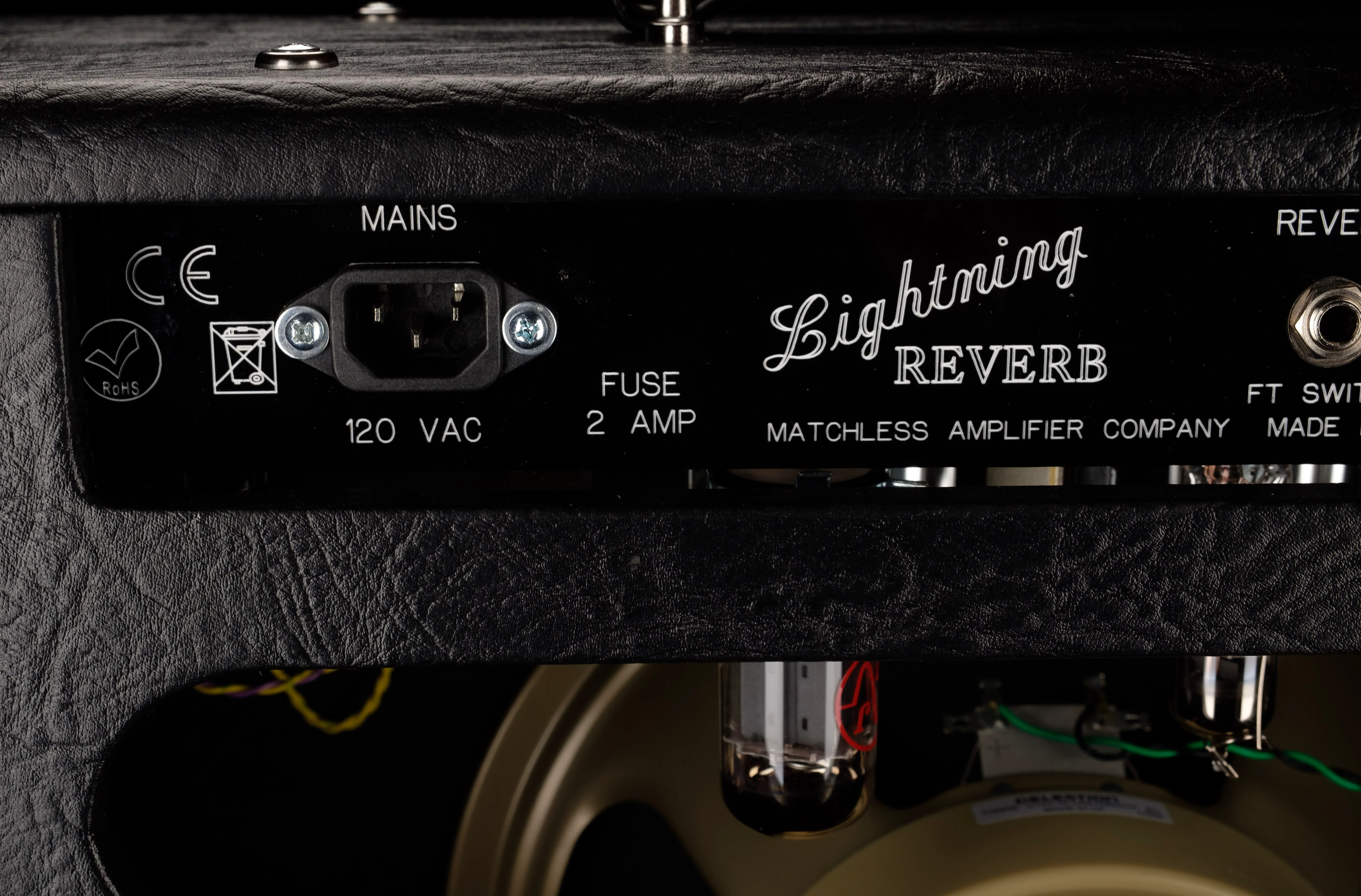 Matchless Amplifiers Lightning Reverb 1x12" 15-Watt Black Guitar Amp Combo - Image 11
