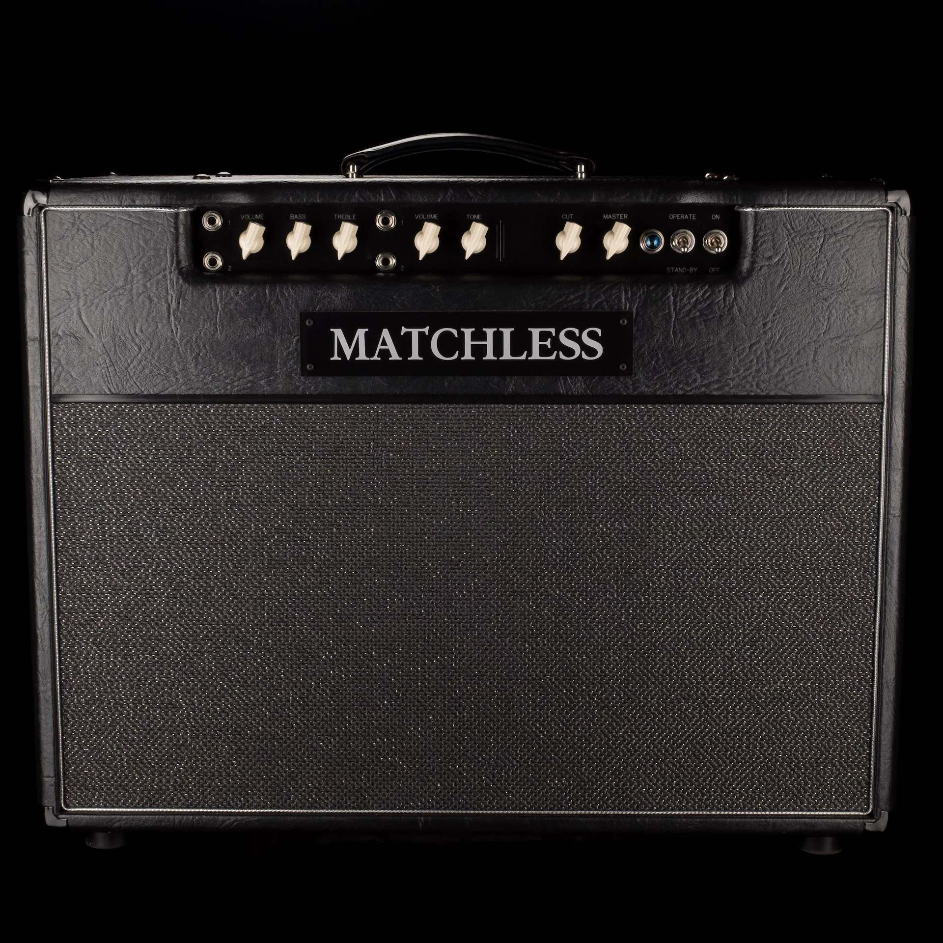 Matchless DC-30 2x12 Guitar Amp Combo Black and Silver