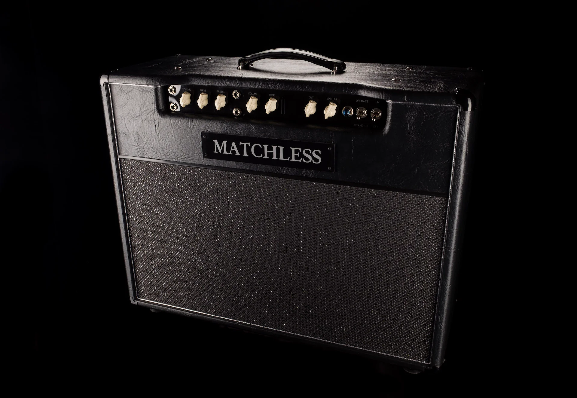 Matchless DC-30 2x12 Guitar Amp Combo Black and Silver - Image 2