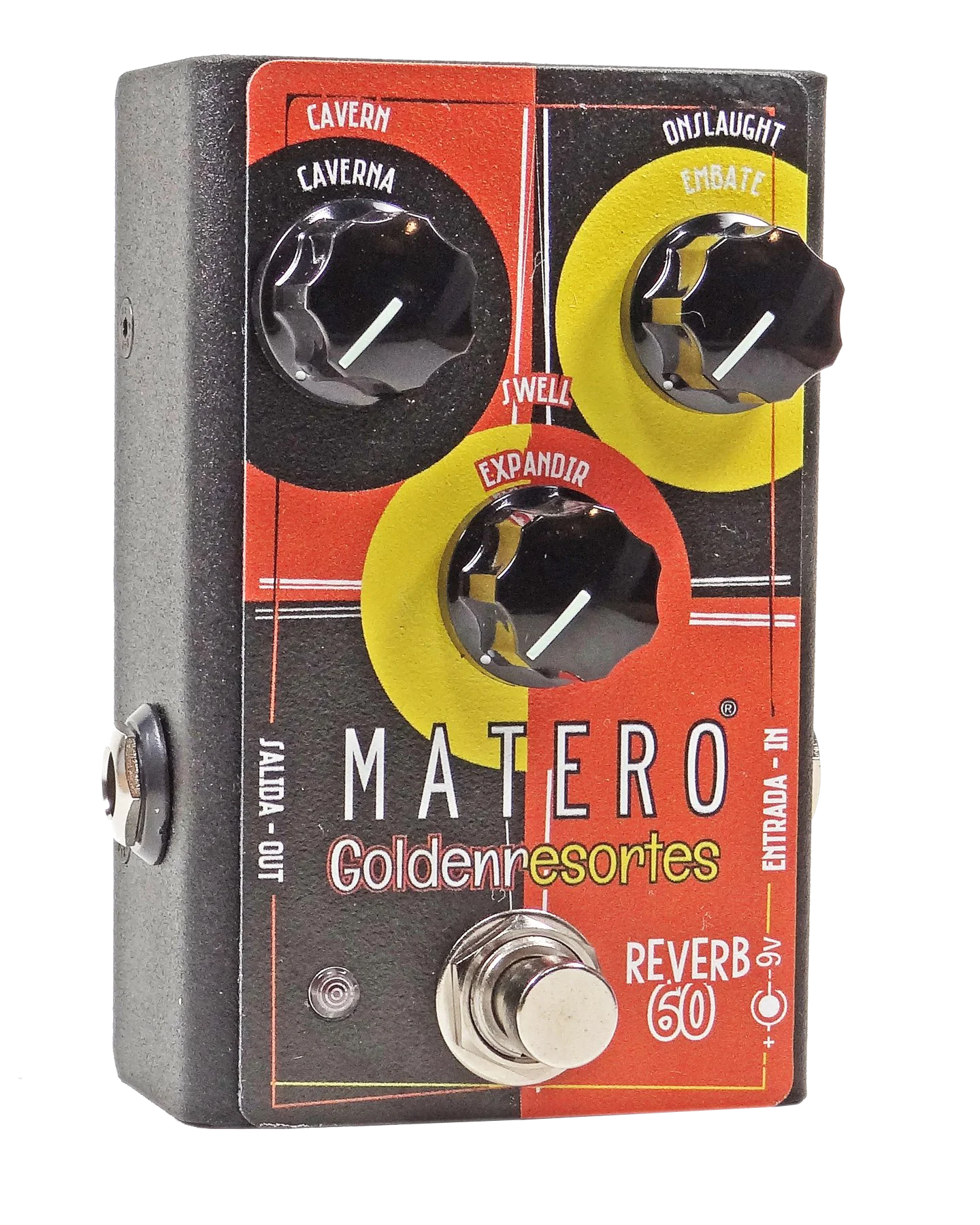 Matero Effects Golden Resortes Reverb Guitar Effect Pedal