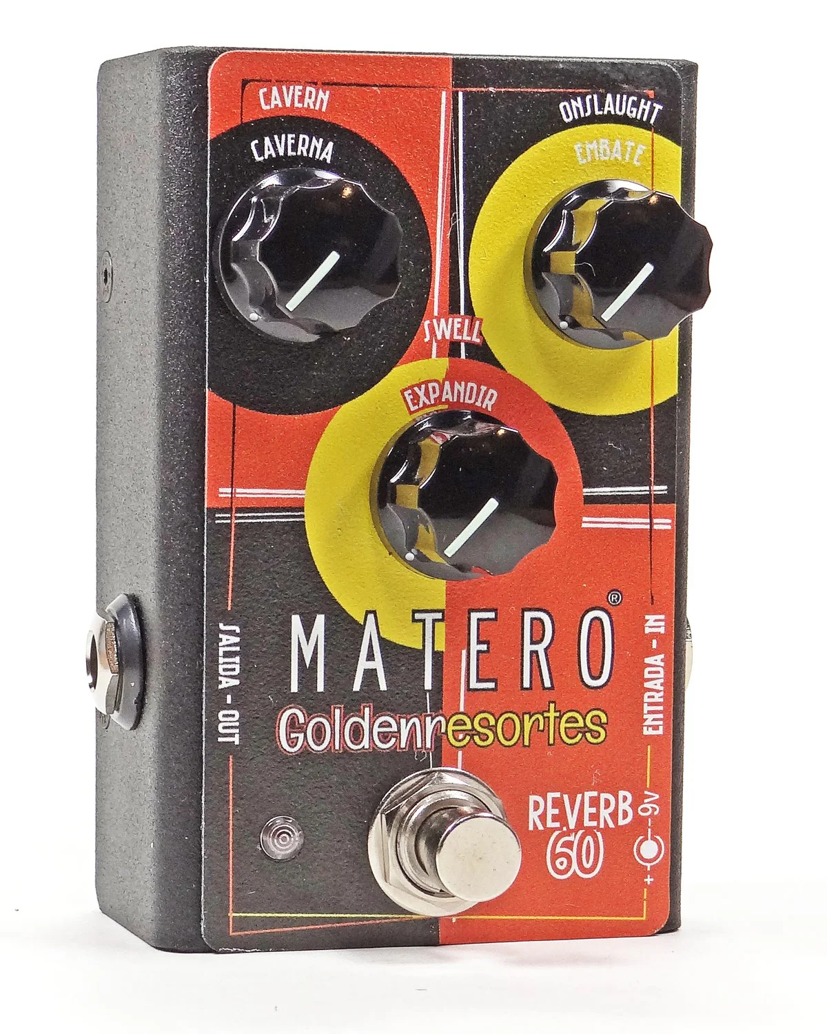 Matero Effects Golden Resortes Reverb Guitar Effect Pedal - Image 2