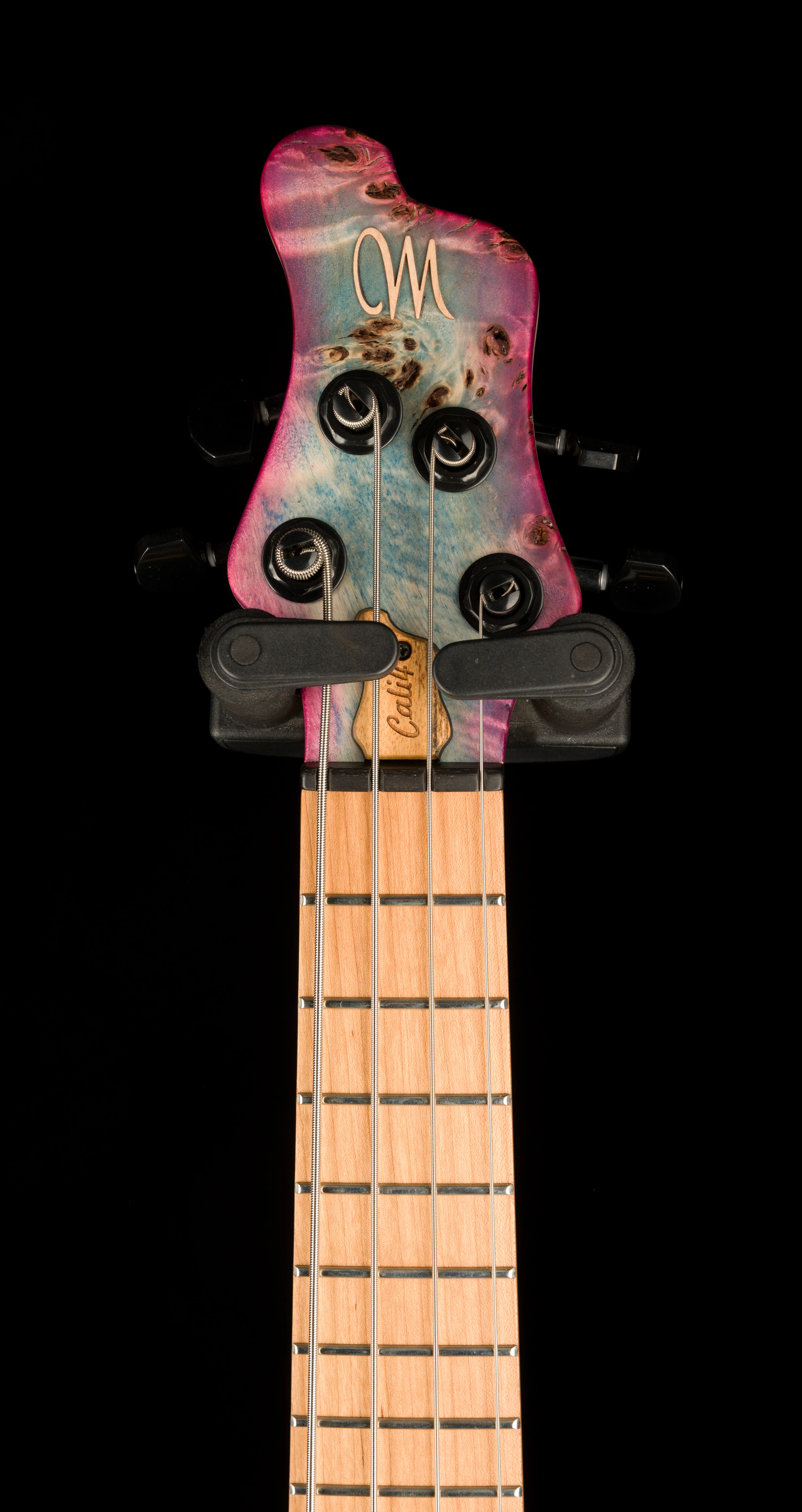 Mayones Cali4 17.5" Scale Bass Body 3A Eye Poplar Top Custom Color Shinerburst Finish - Image 10