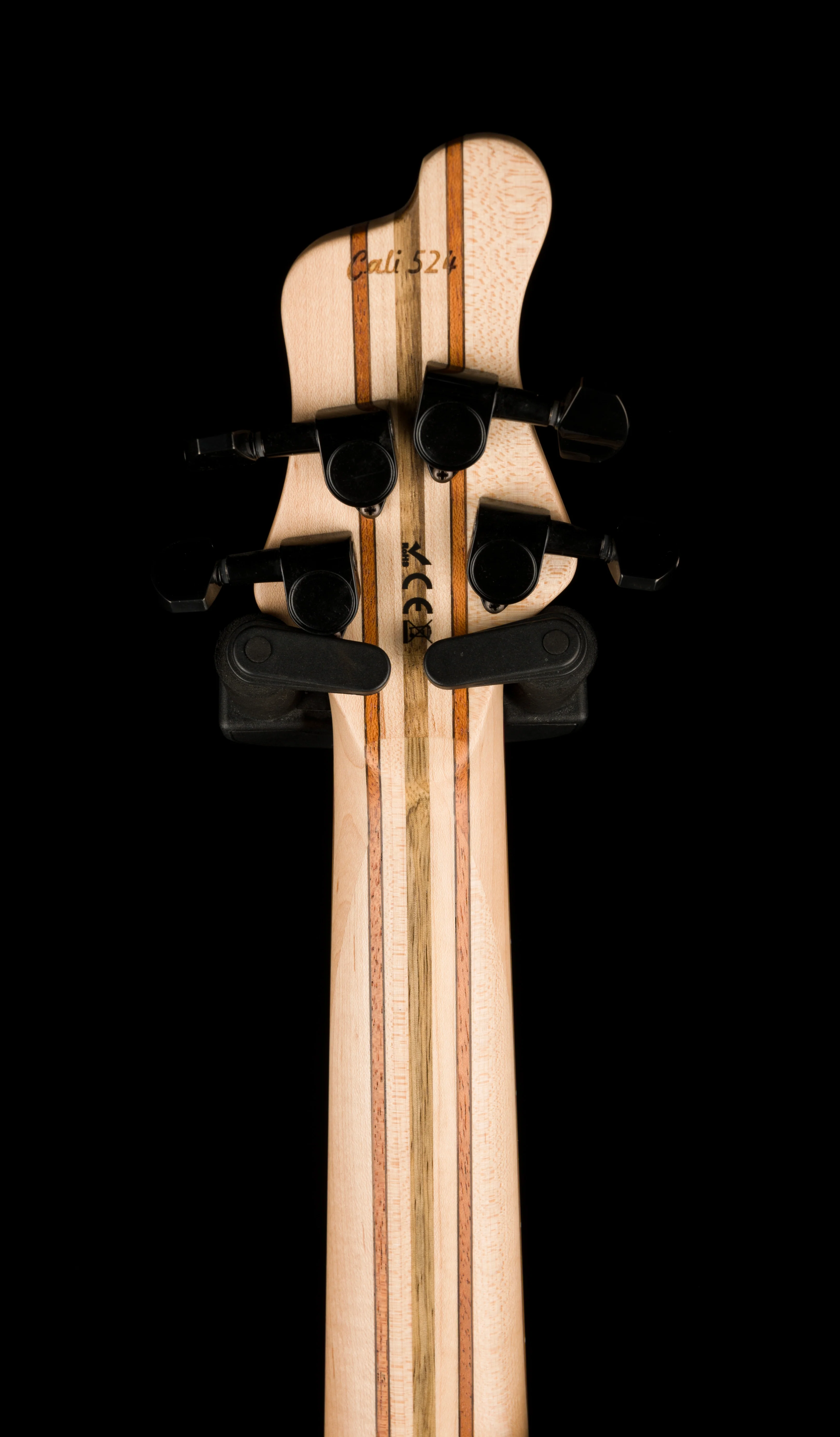 Mayones Cali4 17.5" Scale Bass Body 3A Eye Poplar Top Custom Color Shinerburst Finish - Image 11