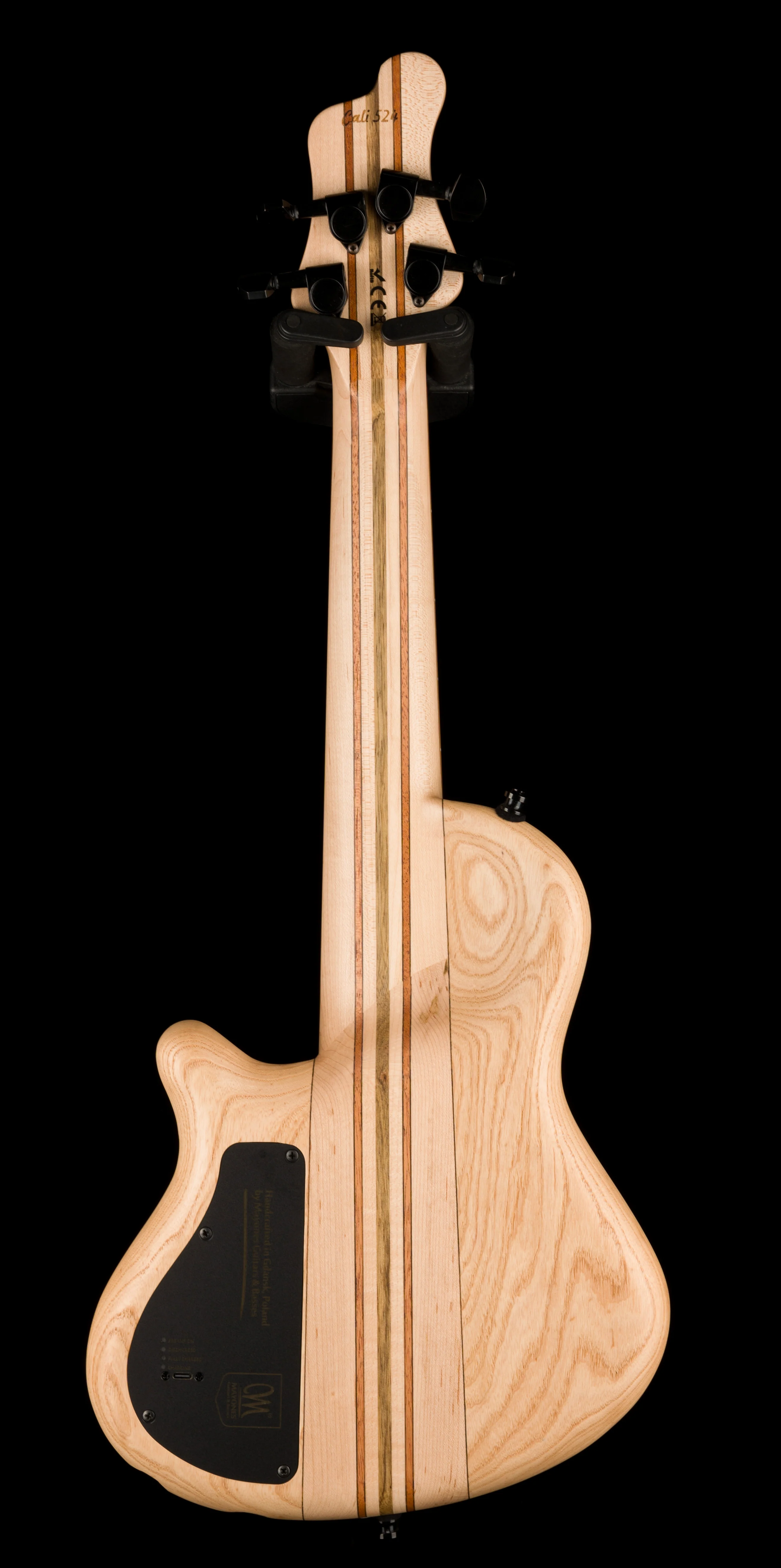 Mayones Cali4 17.5" Scale Bass Body 3A Eye Poplar Top Custom Color Shinerburst Finish - Image 9