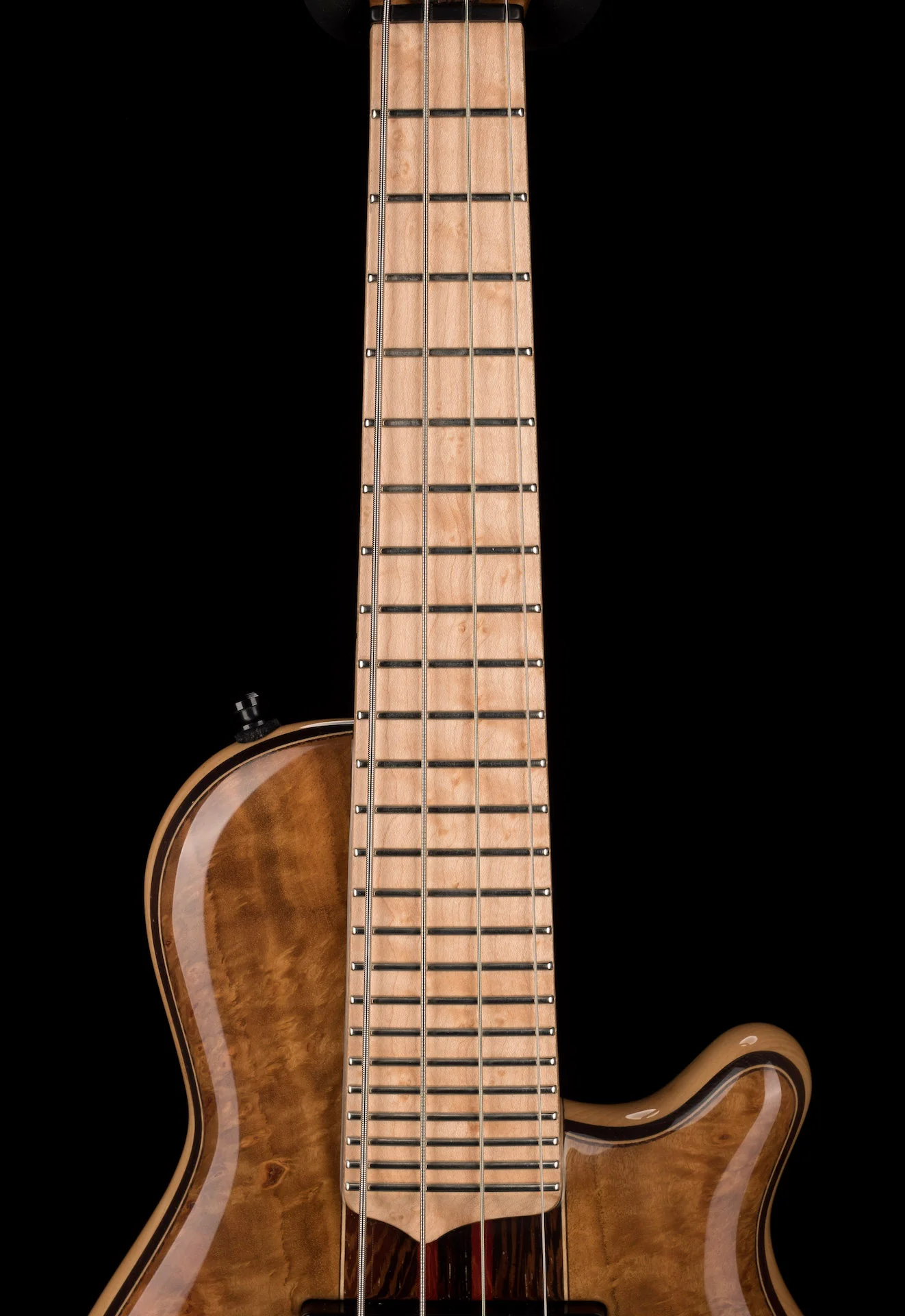 Mayones Cali4 Bass Swamp Ash Body 3A Birdseye Maple Fingerboard Gloss Finish w/ Case - Image 8