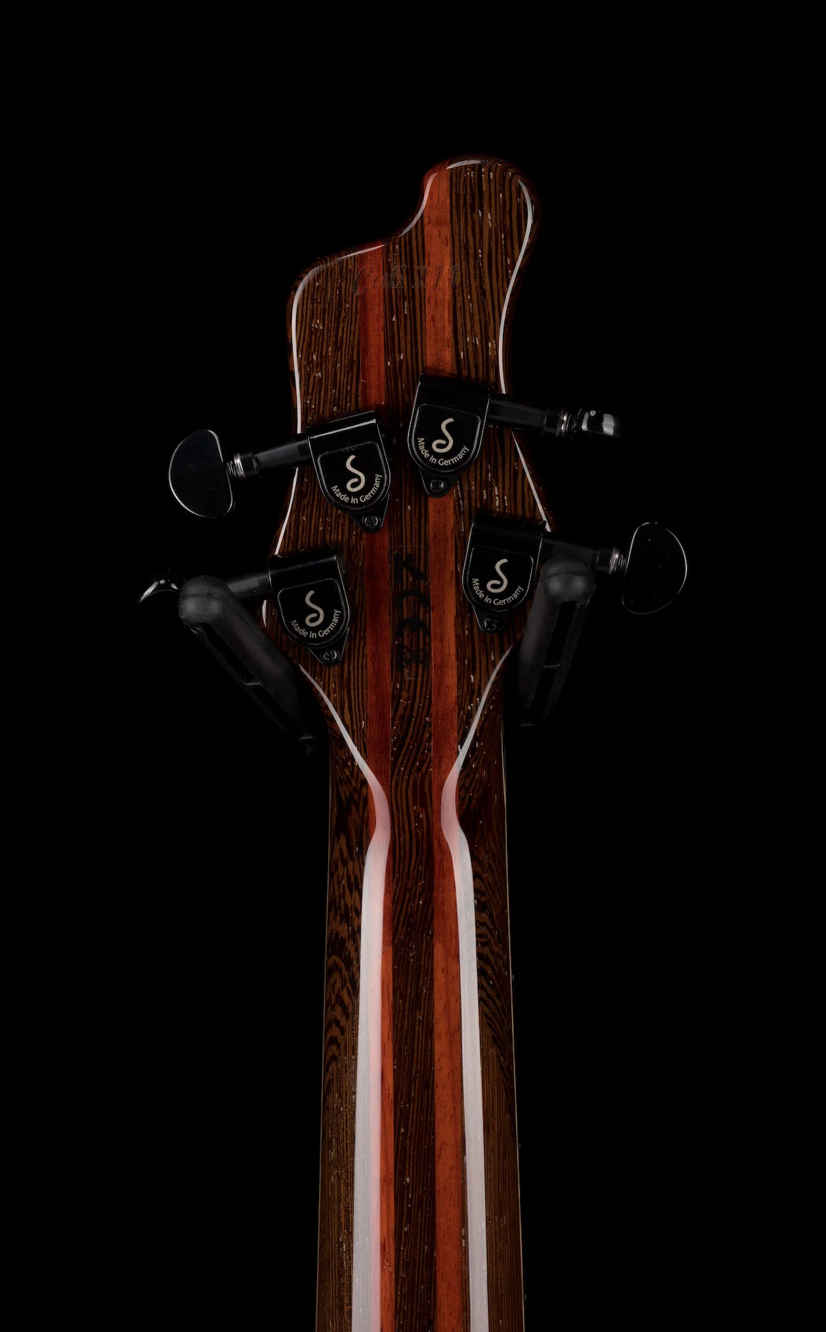 Mayones Cali4 Bass Swamp Ash Body Buckeye Burl Top Rosewood Board 5pc Wenge Neck Cali 4 - Image 9