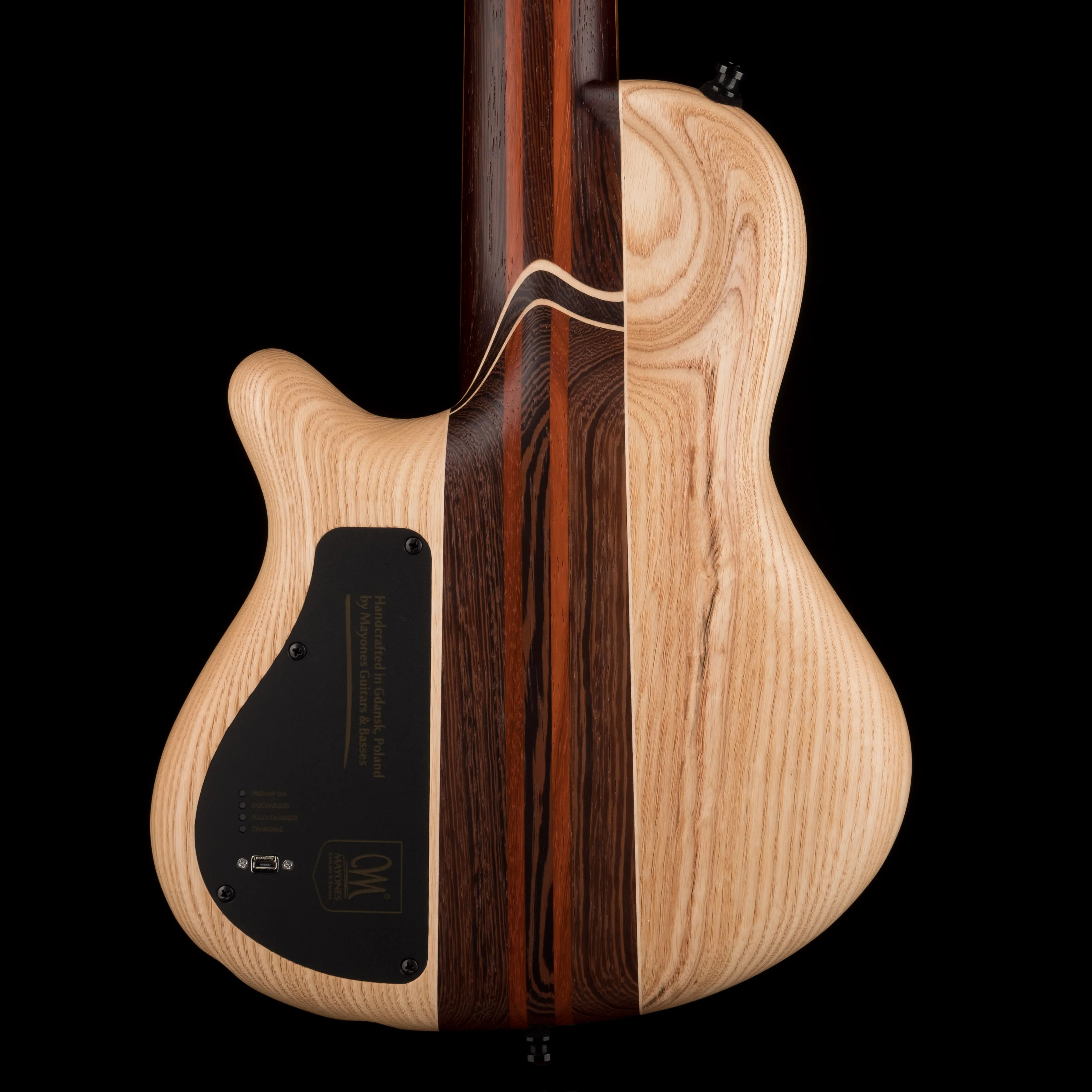 Mayones Cali4 Cali 4 VF Bass V Frets Walnut Top 5 Ply Wenge-Padouk Neck - Image 9