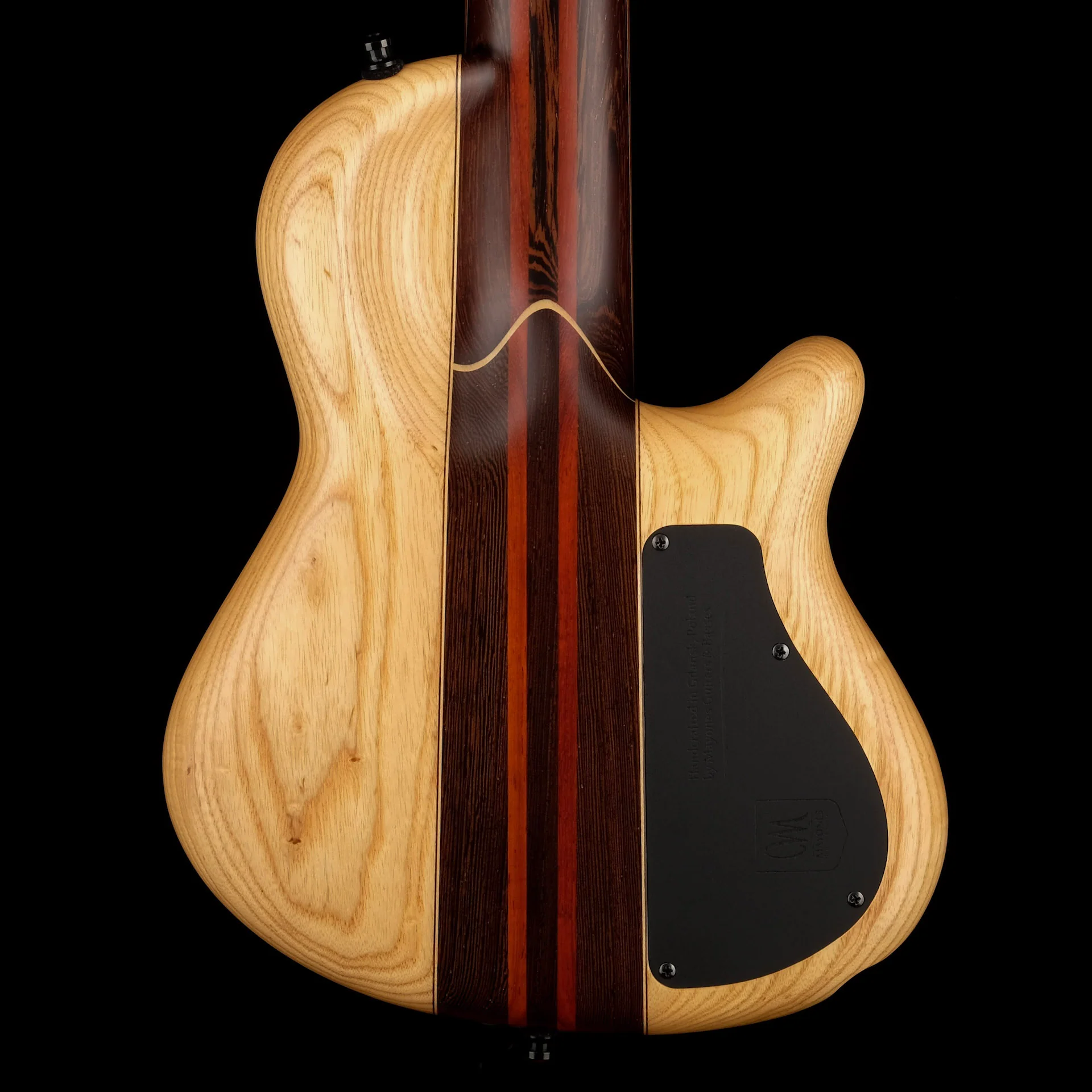 Mayones Cali4 VF Bass Left Handed Padouk Top Swamp Ash Back Wenge/Padouk Neck w/ Case - Image 10