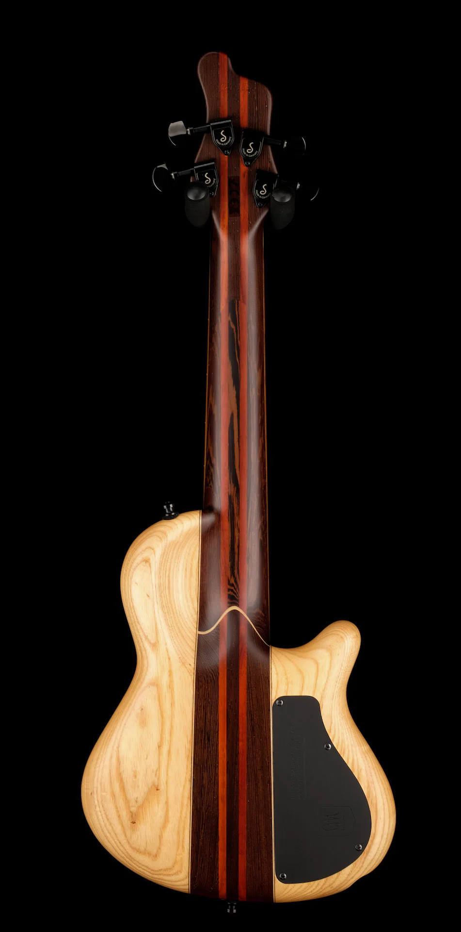 Mayones Cali4 VF Bass Left Handed Padouk Top Swamp Ash Back Wenge/Padouk Neck w/ Case - Image 11