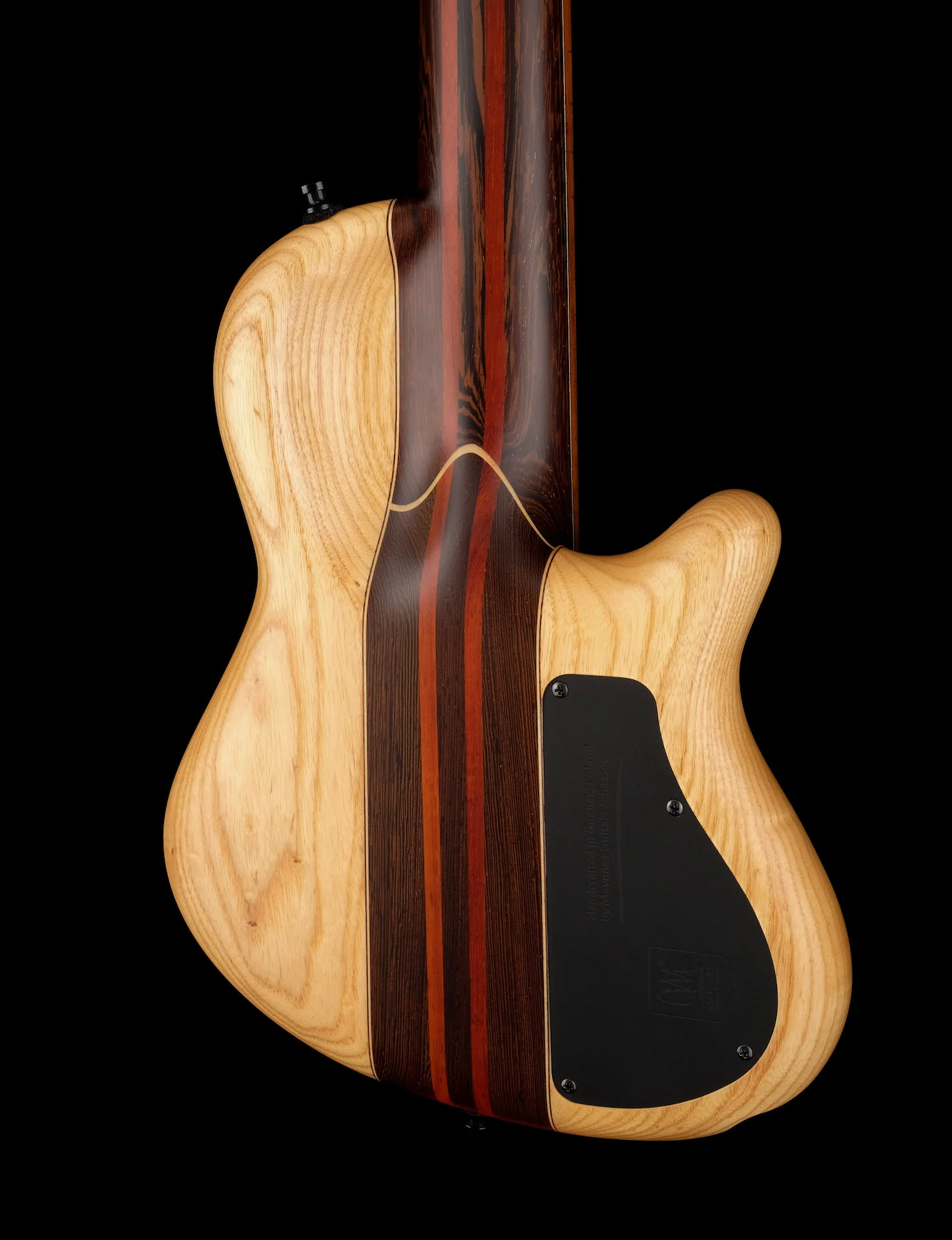 Mayones Cali4 VF Bass Left Handed Padouk Top Swamp Ash Back Wenge/Padouk Neck w/ Case - Image 12