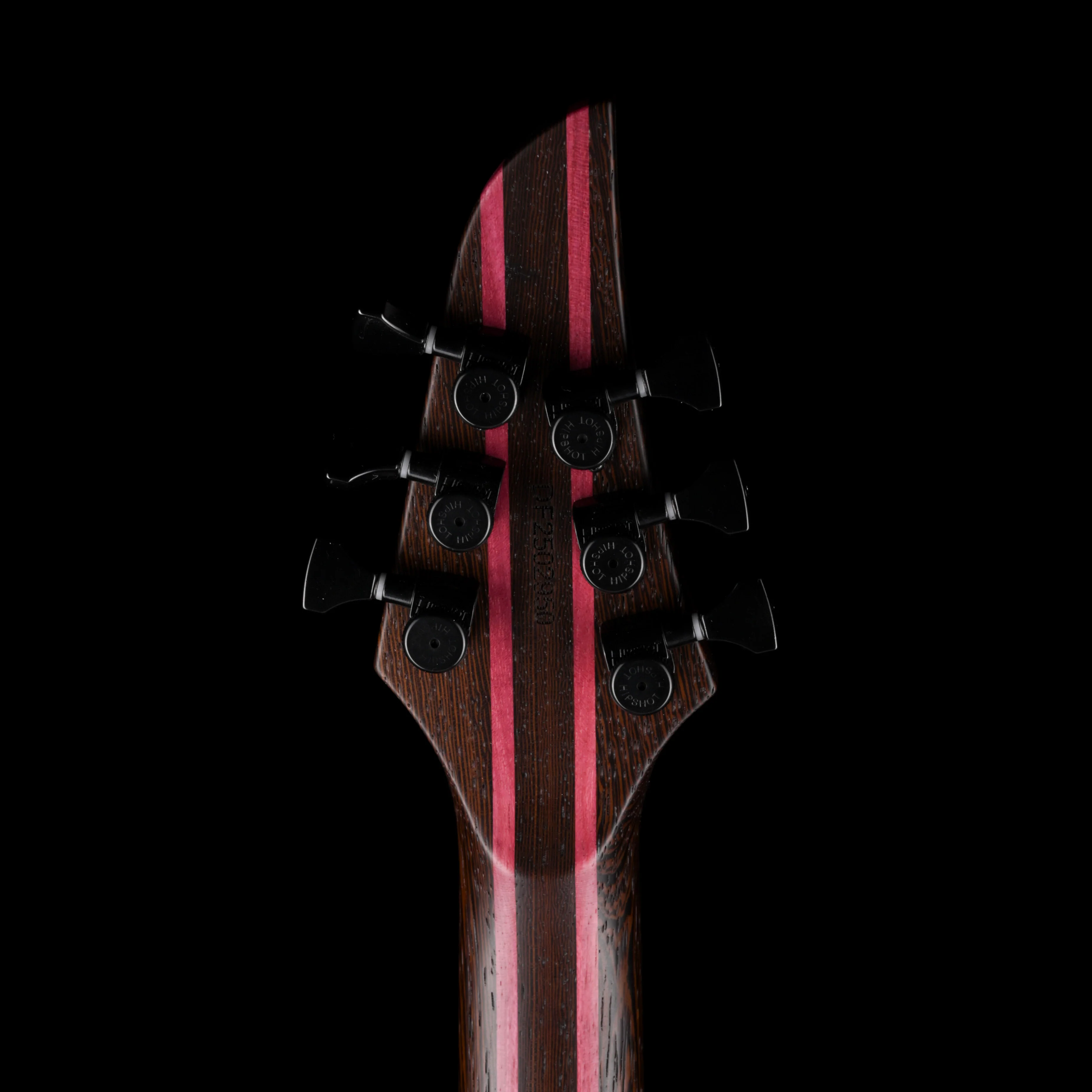 Mayones Duvell Elite Pro 6 String 26.5" Scale Baritone Antique Red Velvet Raw Guitar With Case - Image 13