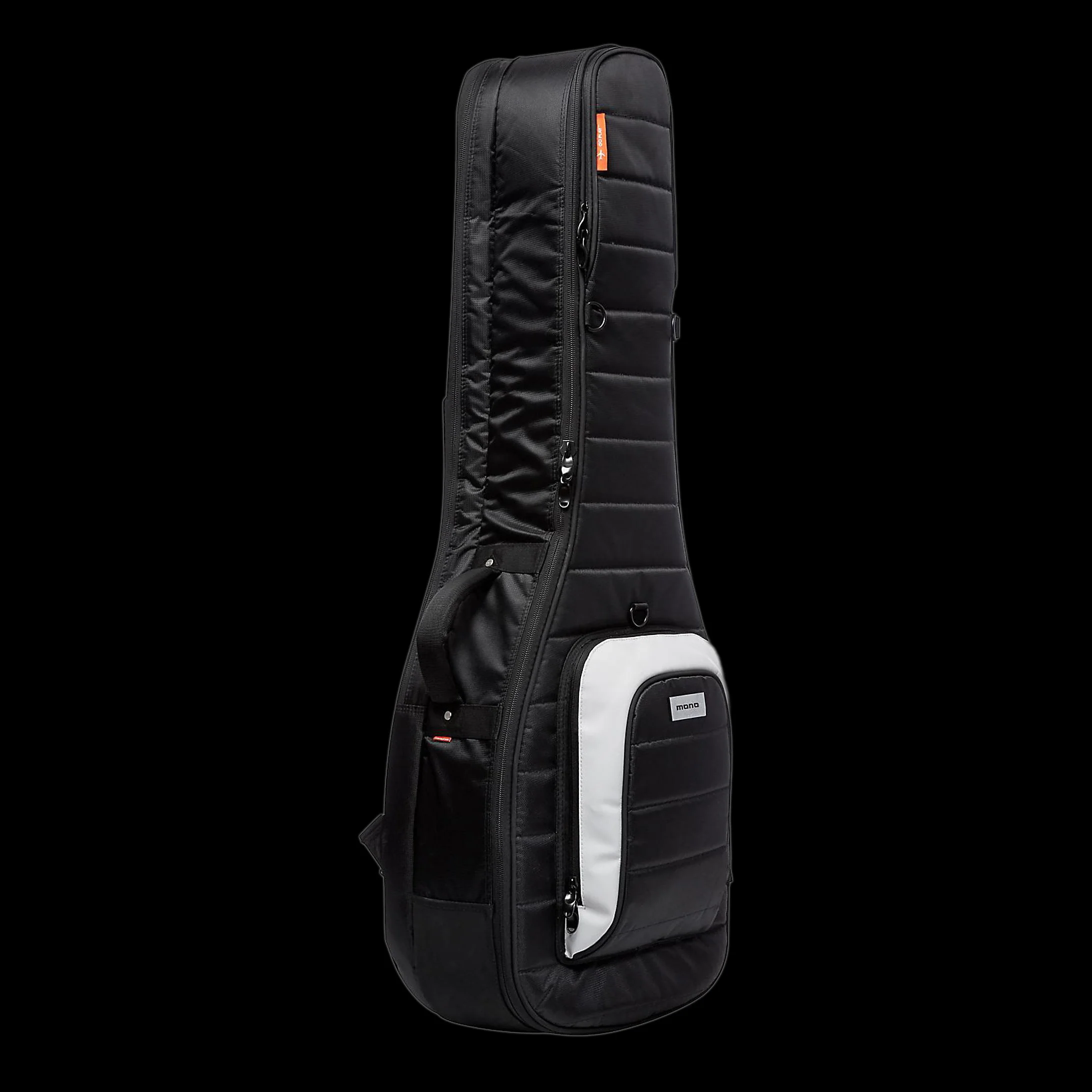 Mono Dual Electric Guitar (Jet Black) M80-2G-BLK Gig Bag - Image 4