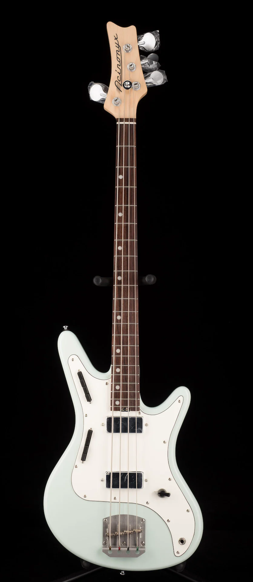 Nordstrand Audio Acinonyx Short Scale Bass - Surf Green Parchment Pickguard with Gig Bag - Image 2