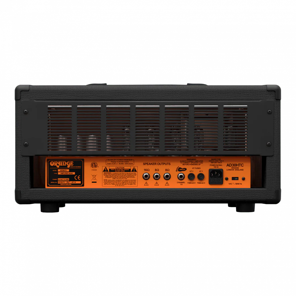 Orange AD30HTC Black 30-watt Twin channel Guitar Amp Head - Image 7