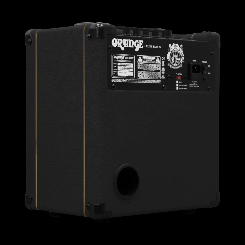 Orange Crush Bass 25 25-Watt Bass Amp Combo - Black - Image 2