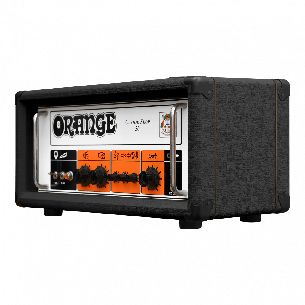 Orange CS50 Custom Shop 50-watt Tube Guitar Amp Head - Black - Image 2