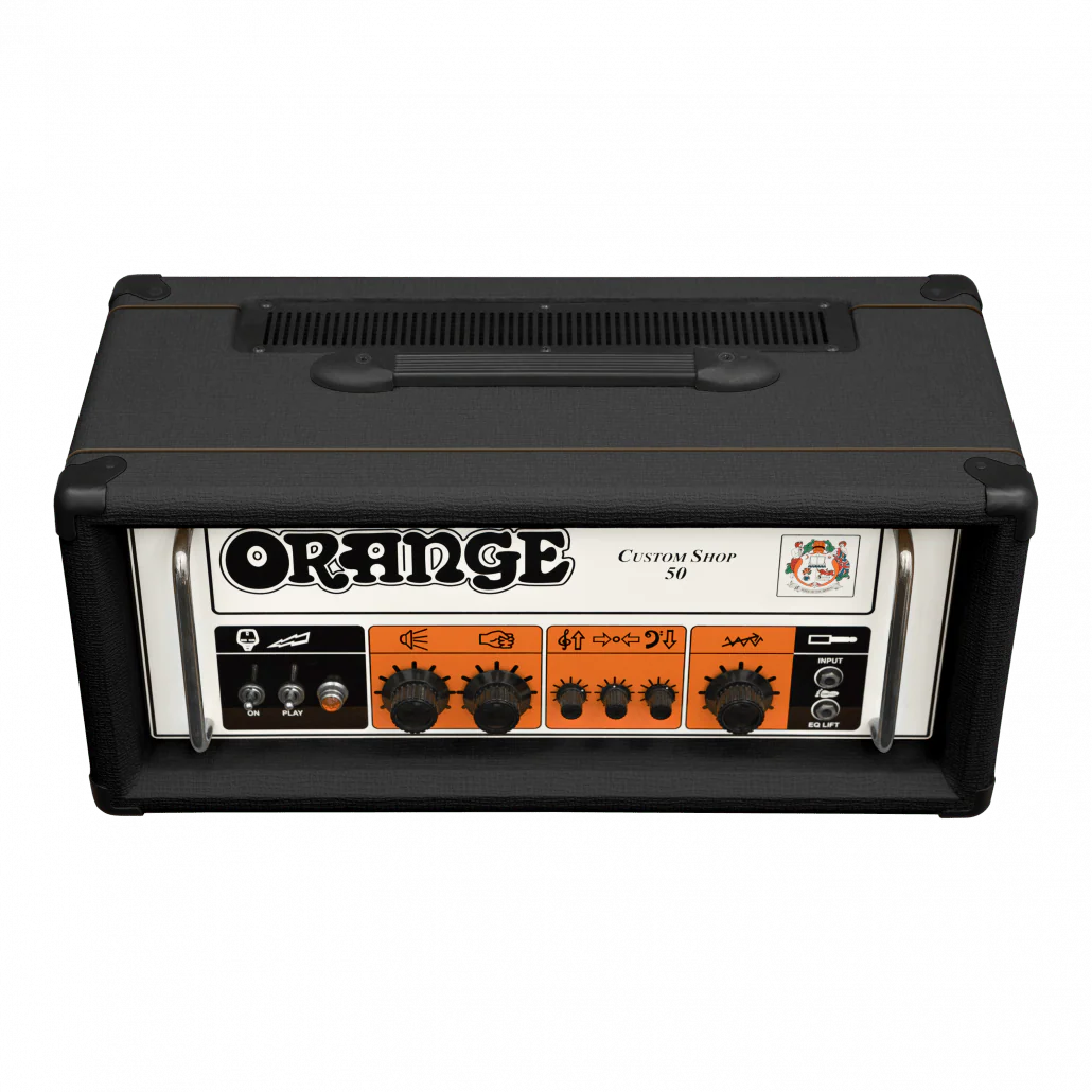 Orange CS50 Custom Shop 50-watt Tube Guitar Amp Head - Black - Image 6