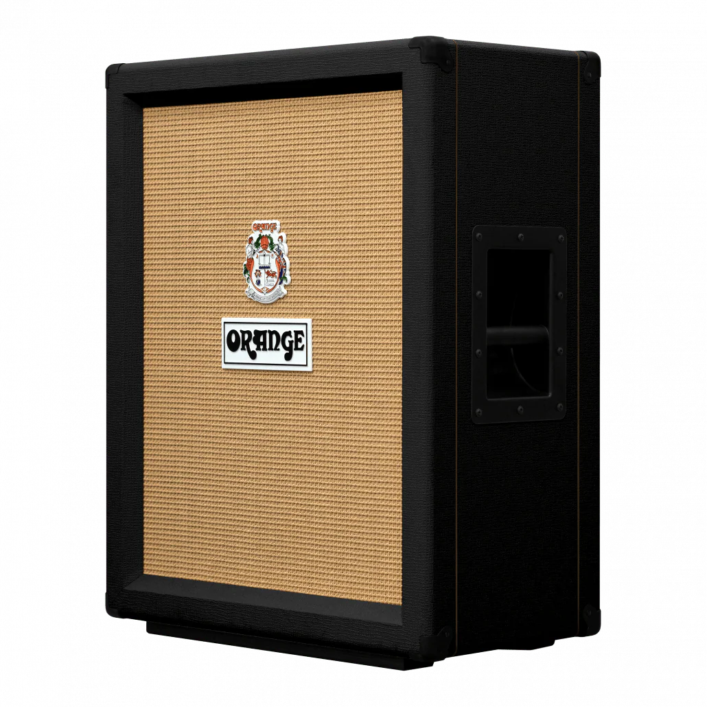 Orange PPC212-V Black 2x12" Vertical Open-back Celestion Creamback Neo speakers - 16 ohm 120-watts Guitar Amp Cab - Image 2