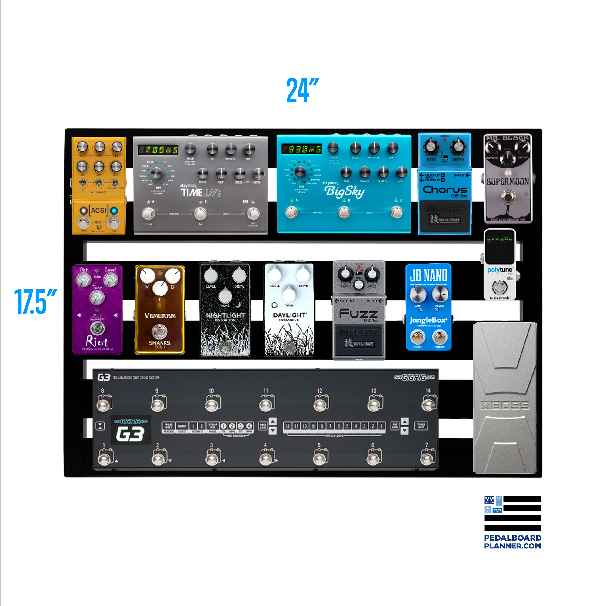 Pedaltrain XD-24 Pedalboard with Soft Case - Image 2