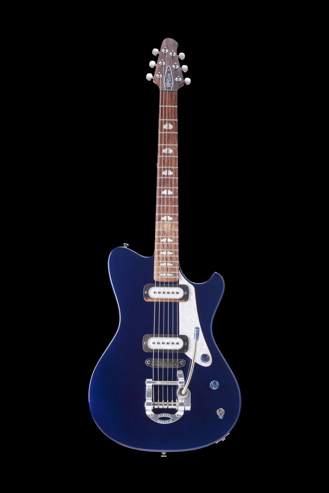 Powers Electric A-Type Midnight Blue With Softshell Case - Image 2