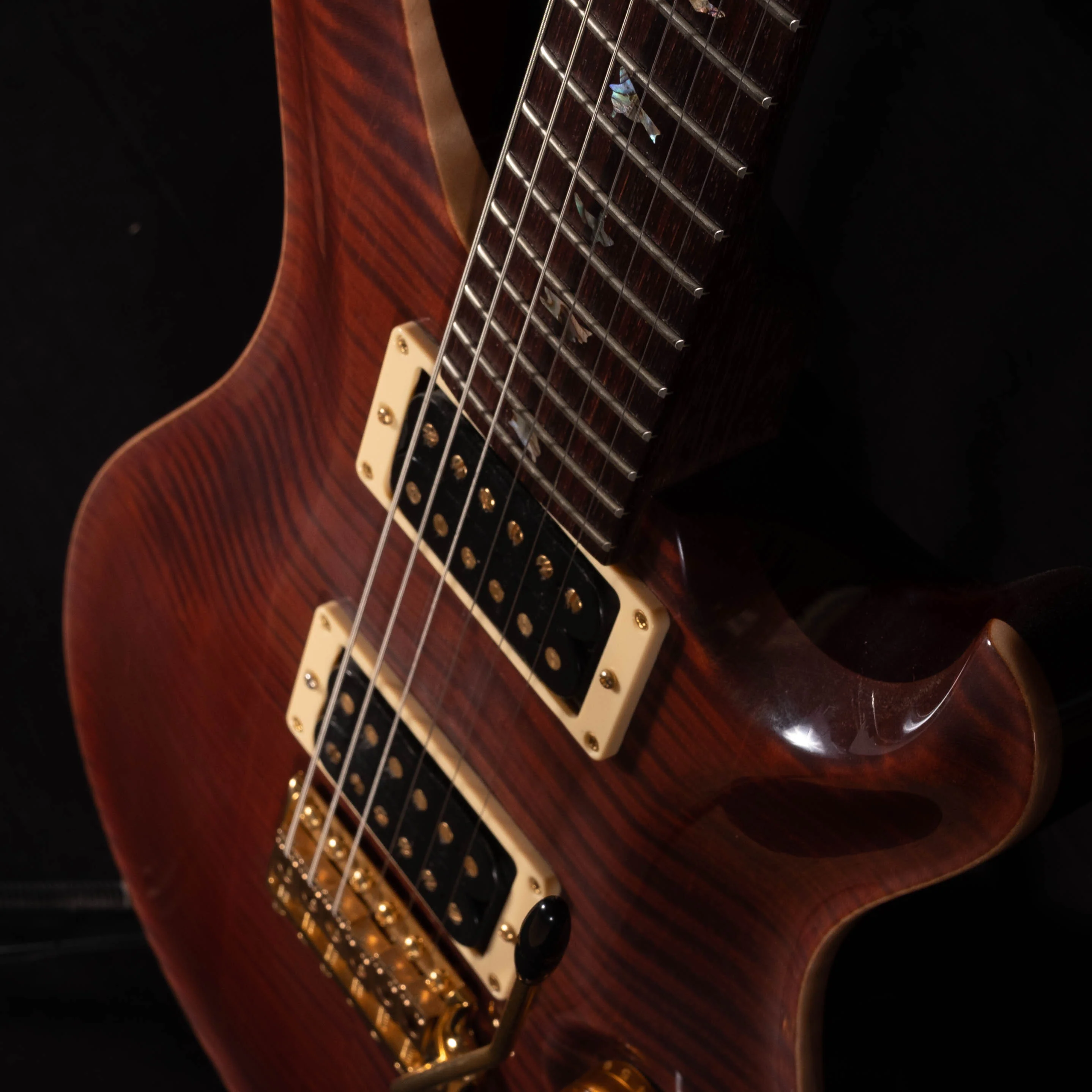 Pre Owned '04 Paul Reed Smith PRS Artist Custom 24 Tortoise Flame Rosewood Neck W/ OHSC - Image 6