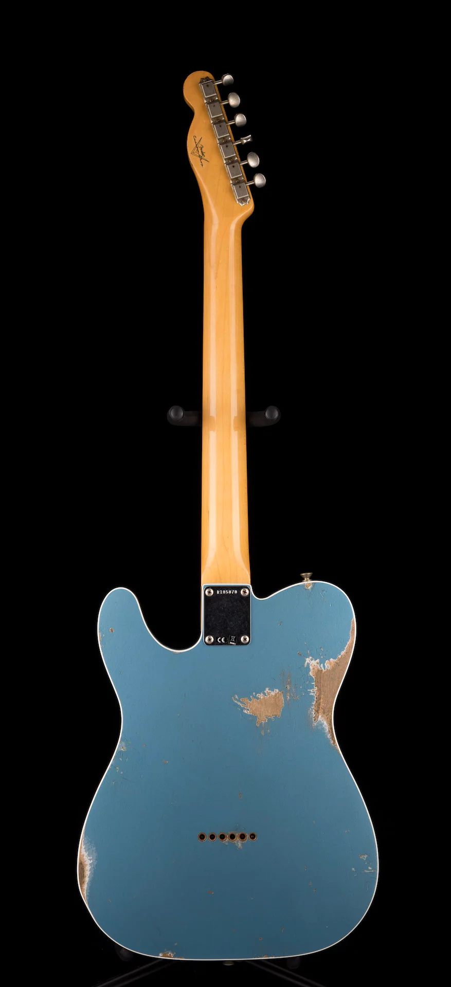 Pre Owned 1960 Fender Custom Shop Telecaster Custom Relic Blue Agave With OHSC - Image 12