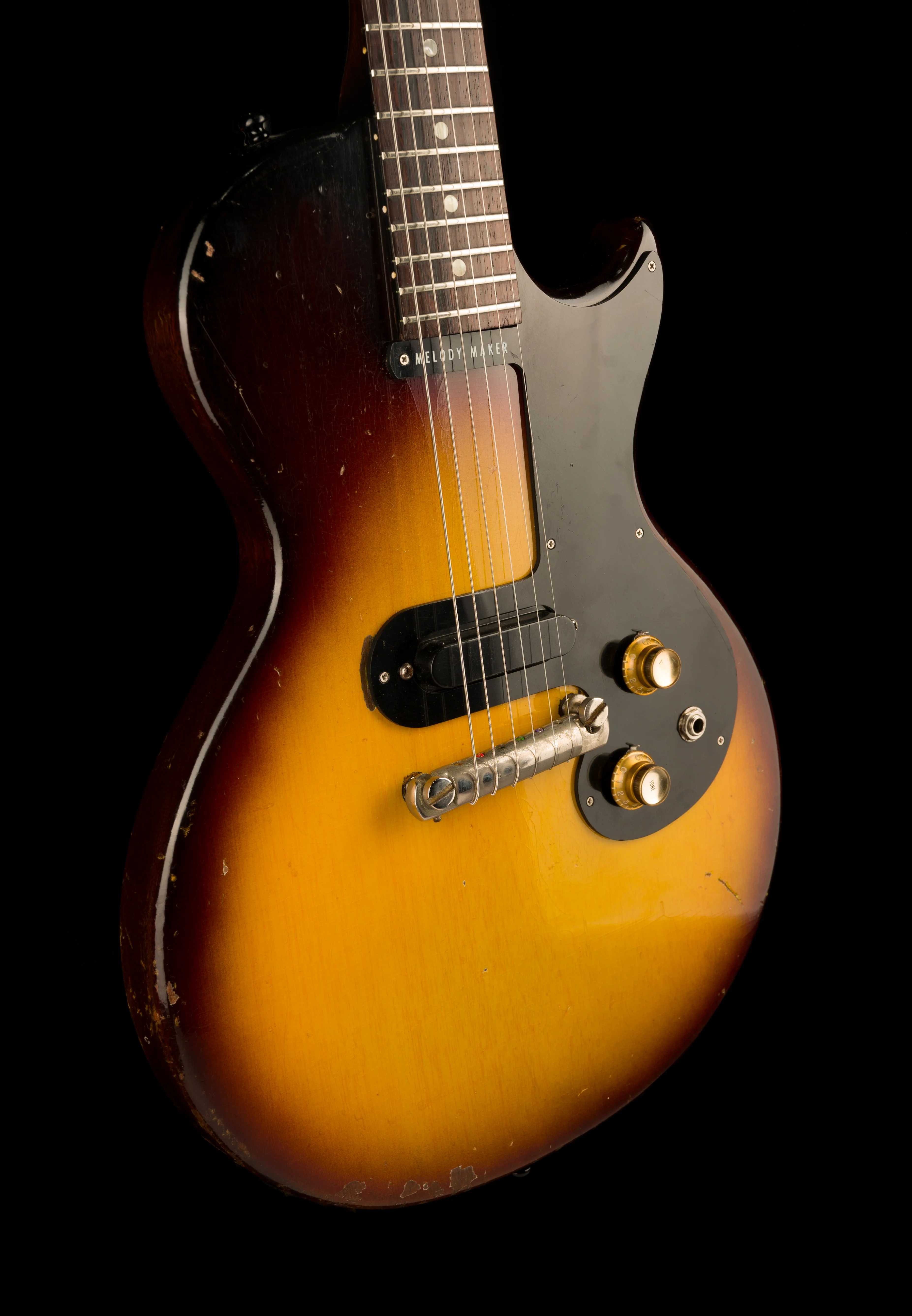 Vintage 1960 Gibson Melody Maker Sunburst (59 Spec) with OHSC - Image 10