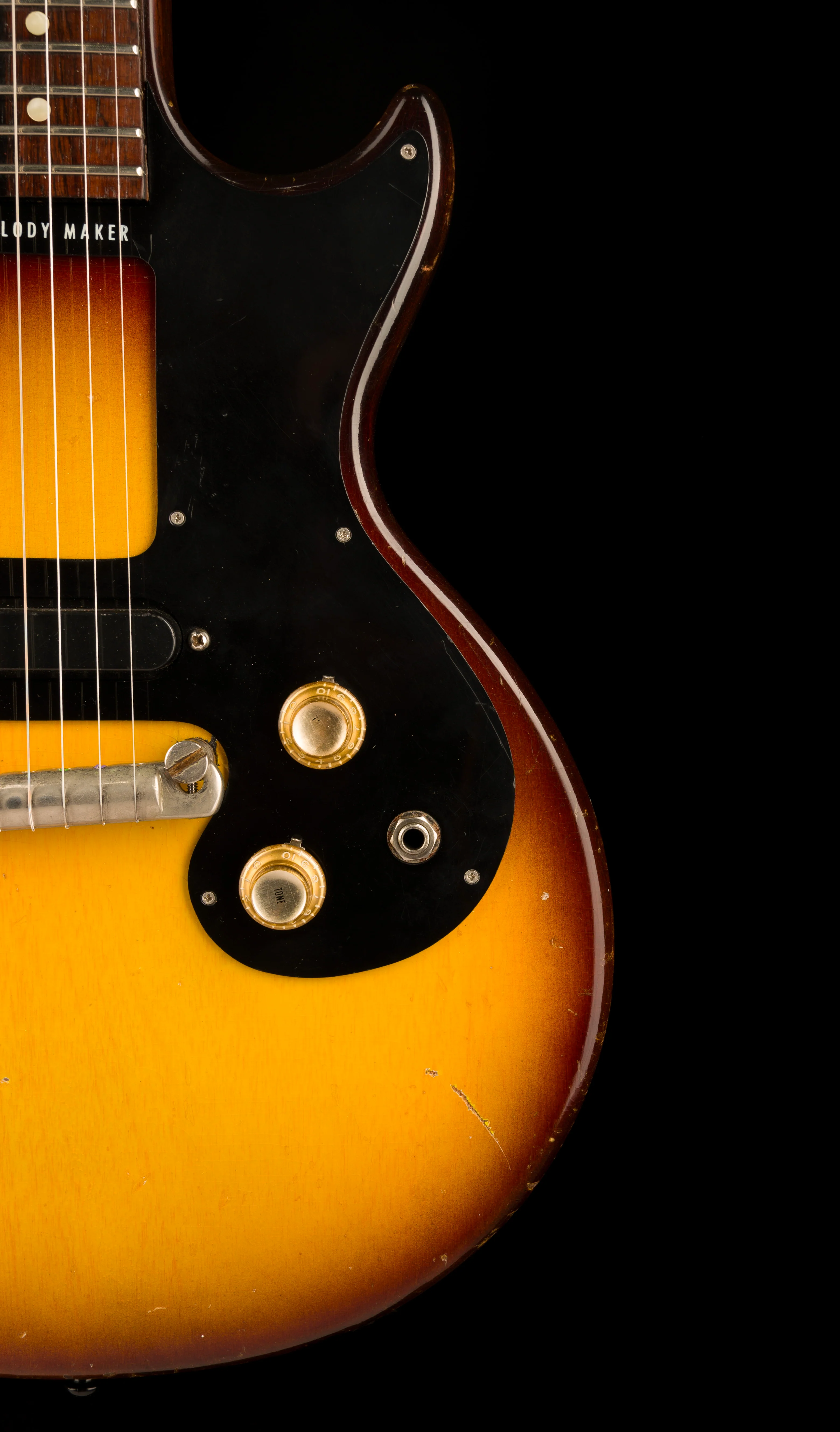 Vintage 1960 Gibson Melody Maker Sunburst (59 Spec) with OHSC - Image 9