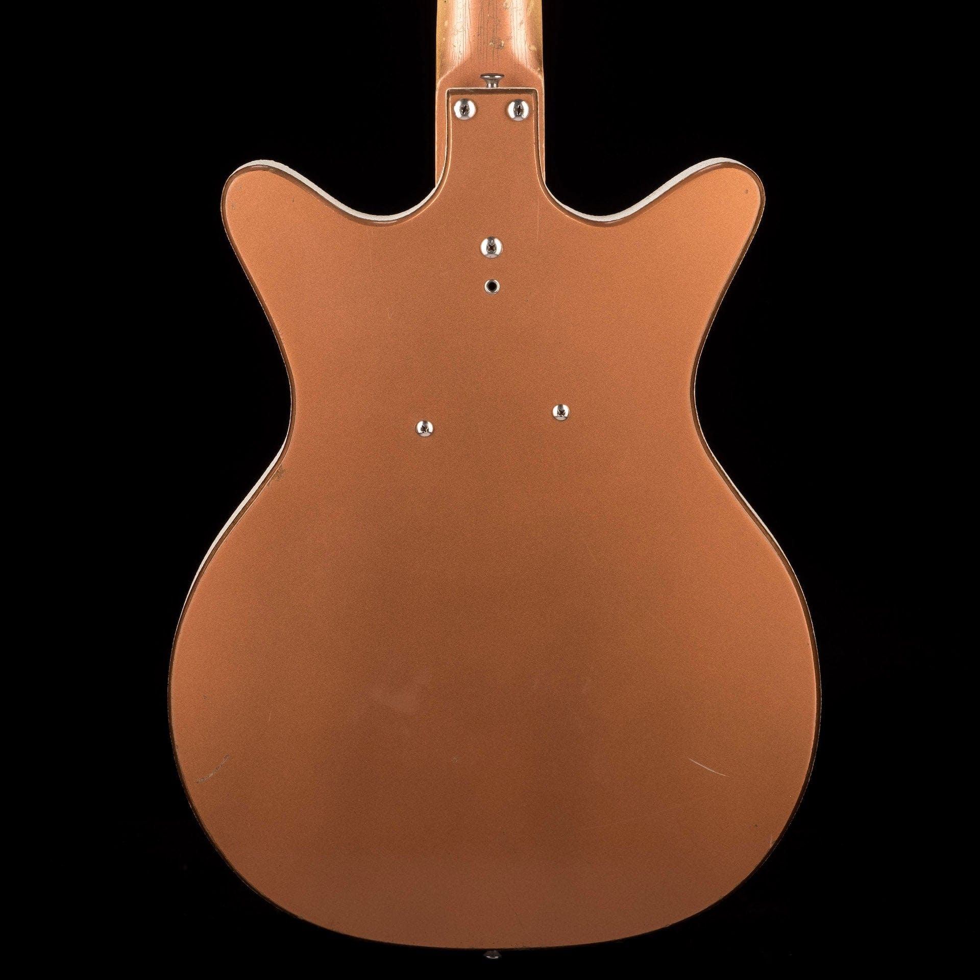 Vintage 1960's Danelectro Model 3412 Shorthorn Bass Copper With Bag - Image 18