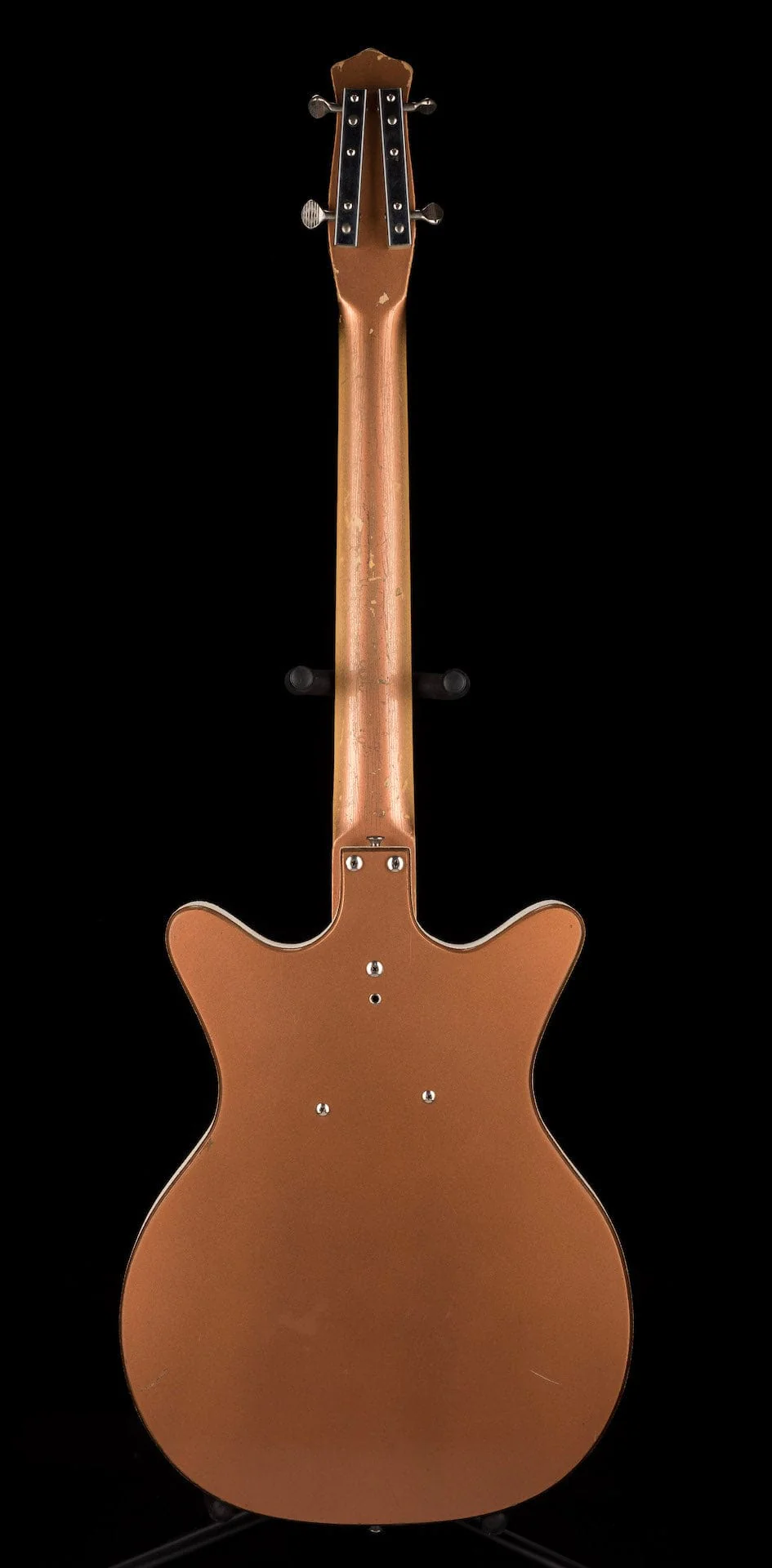 Vintage 1960's Danelectro Model 3412 Shorthorn Bass Copper With Bag - Image 19