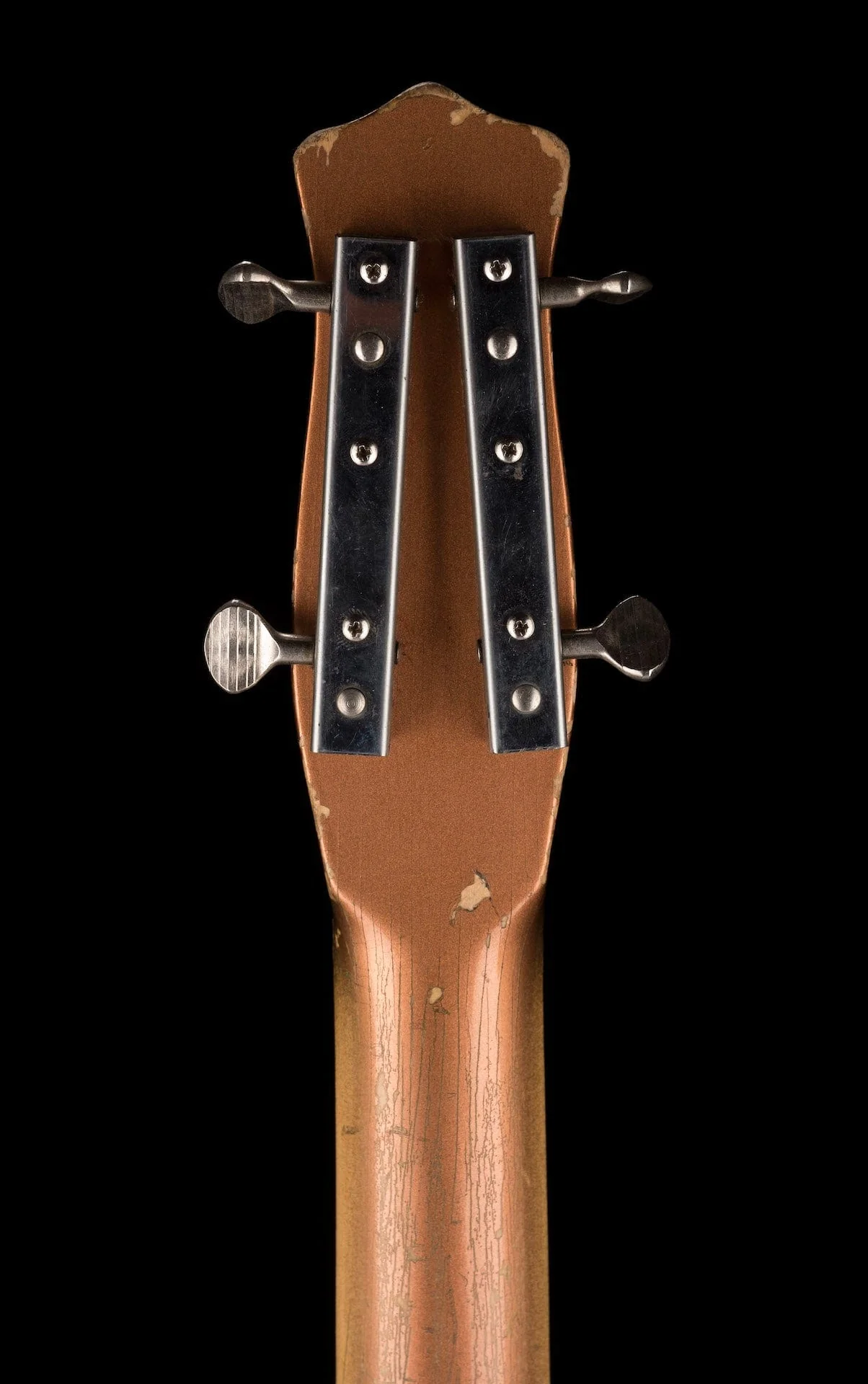 Vintage 1960's Danelectro Model 3412 Shorthorn Bass Copper With Bag - Image 23