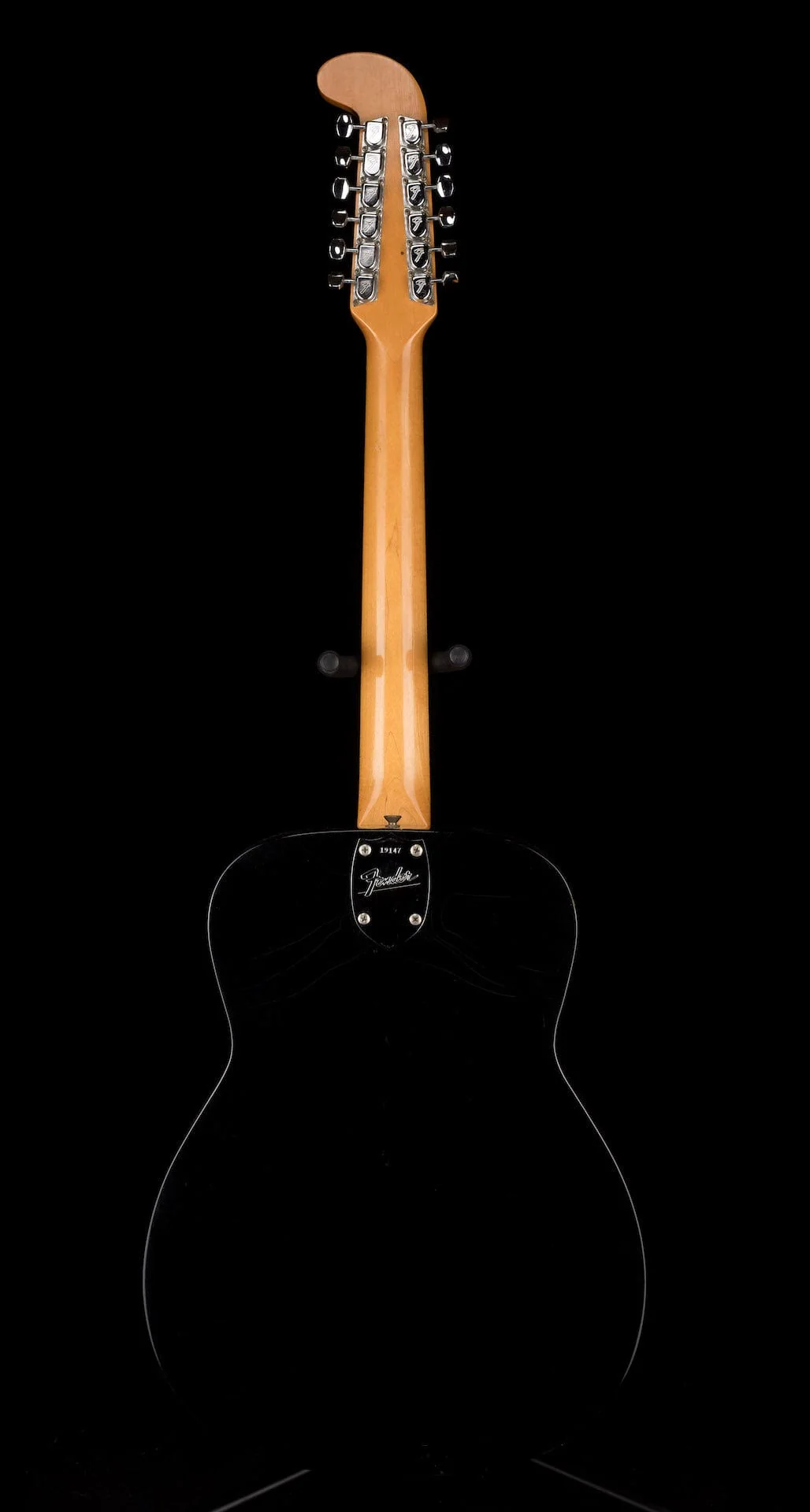 Pre-owned 1968 Fender Villager Acoustic - Rare Black Version - Image 12