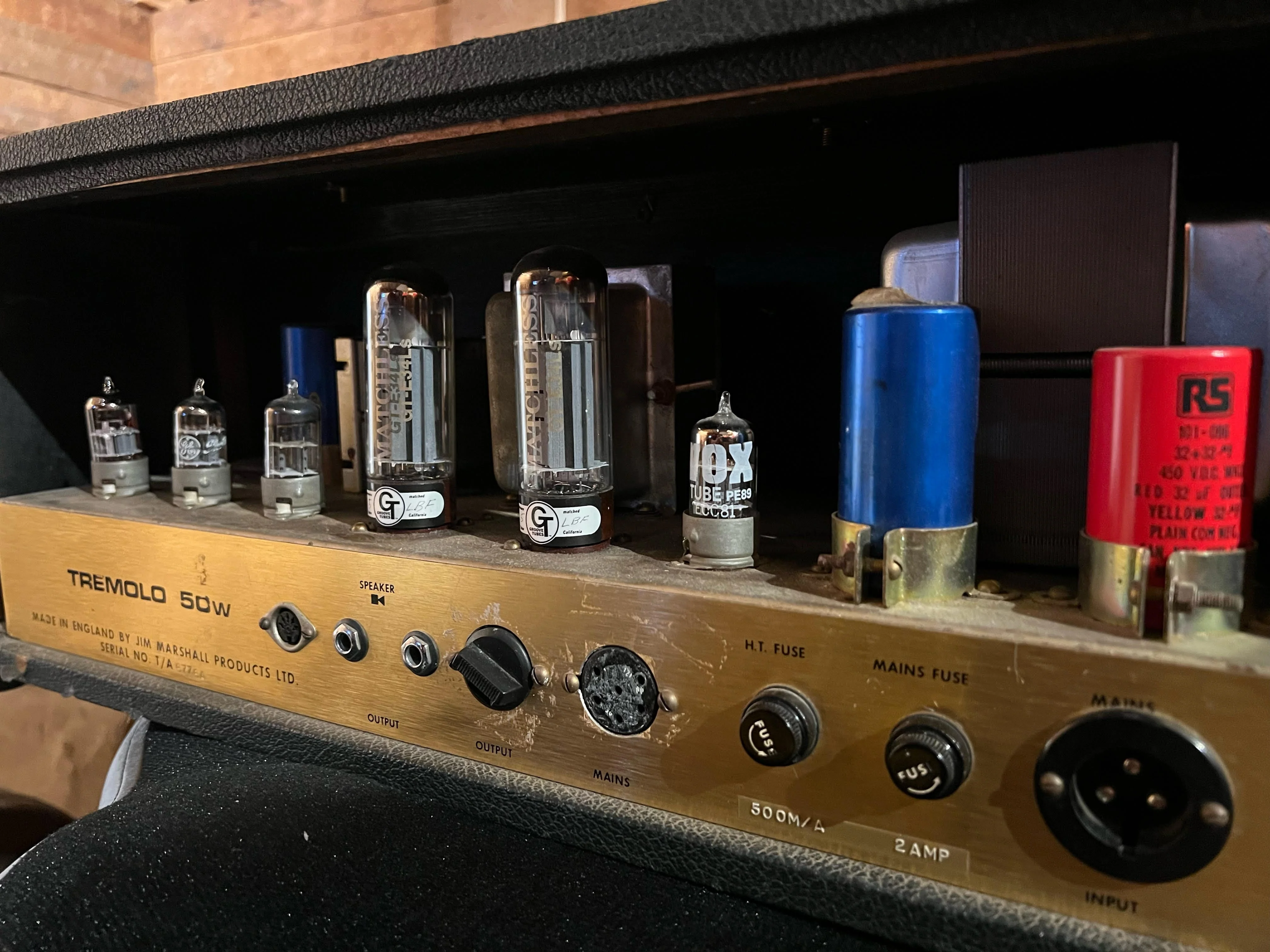 Vintage 1970 Marshall Model 1987T Lead (Tremolo) 50-watt Guitar Amp Head - Image 18