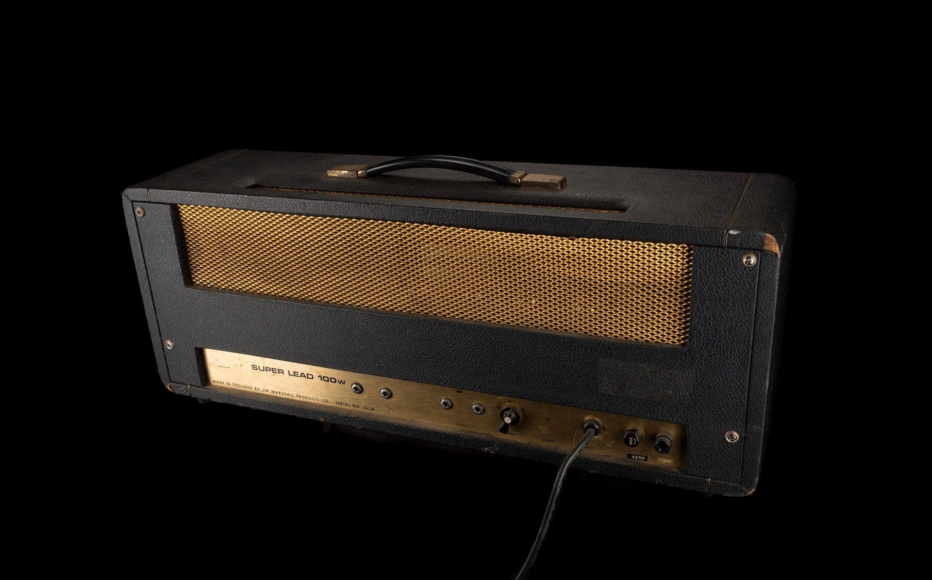 Vintage 1970 Marshall Super Lead 100-watt Guitar Amp Head - Image 13