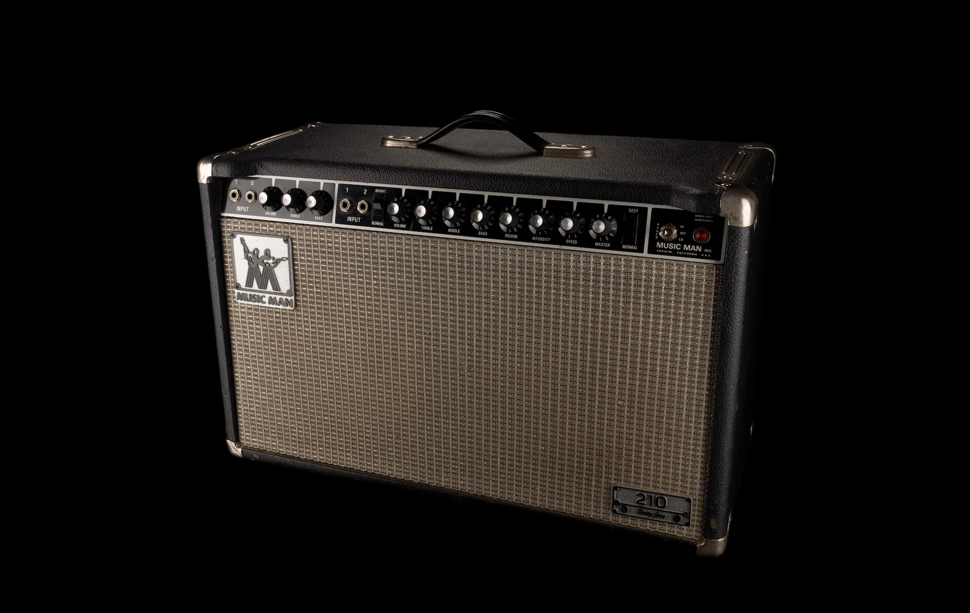 Vintage 1974 Music Man 210-Sixty Five Guitar Amp Combo With Original Footswitch - Image 2