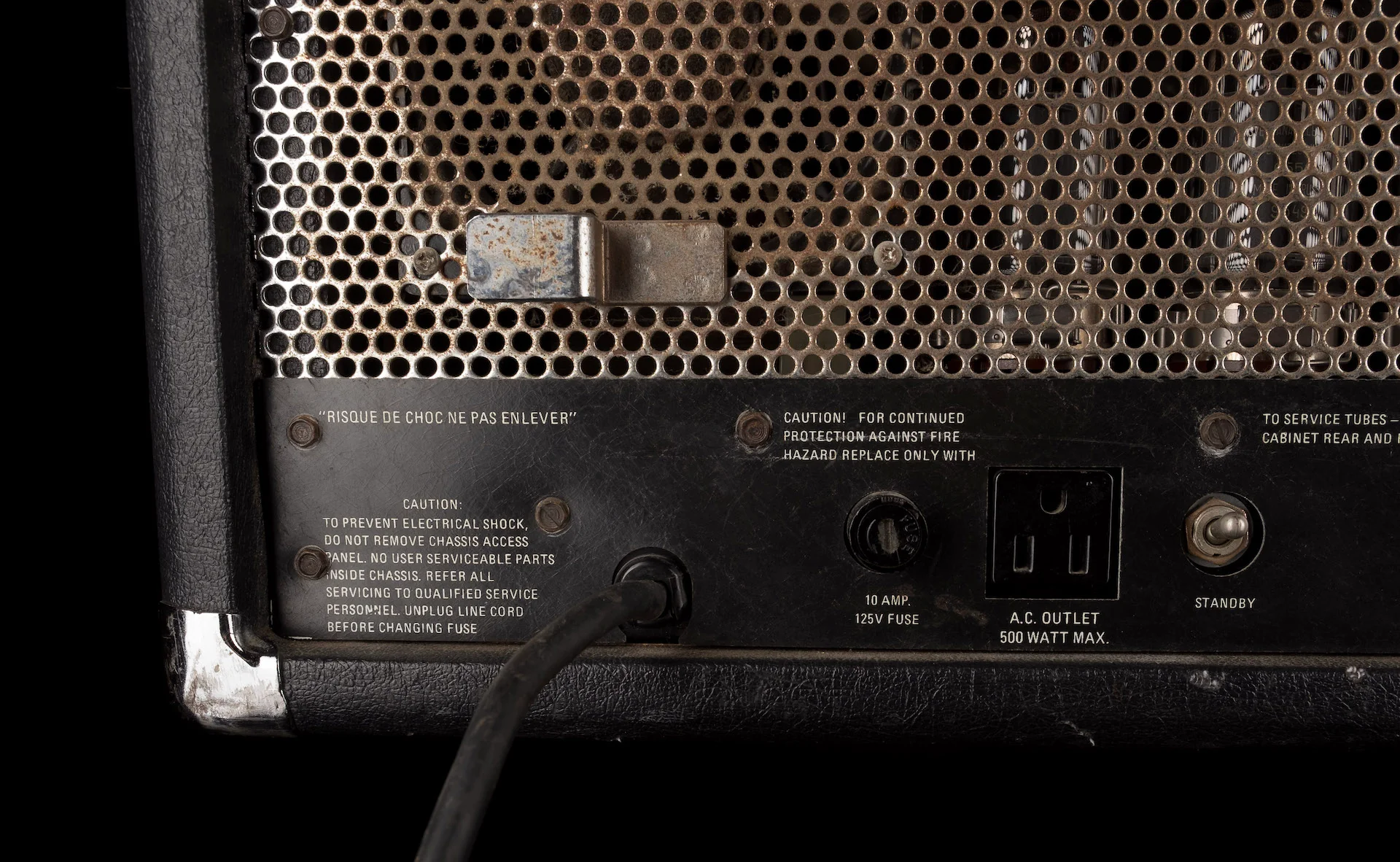Vintage 1976 Ampeg SVT Curved Line Bass Amp Head With Road Case - Image 11