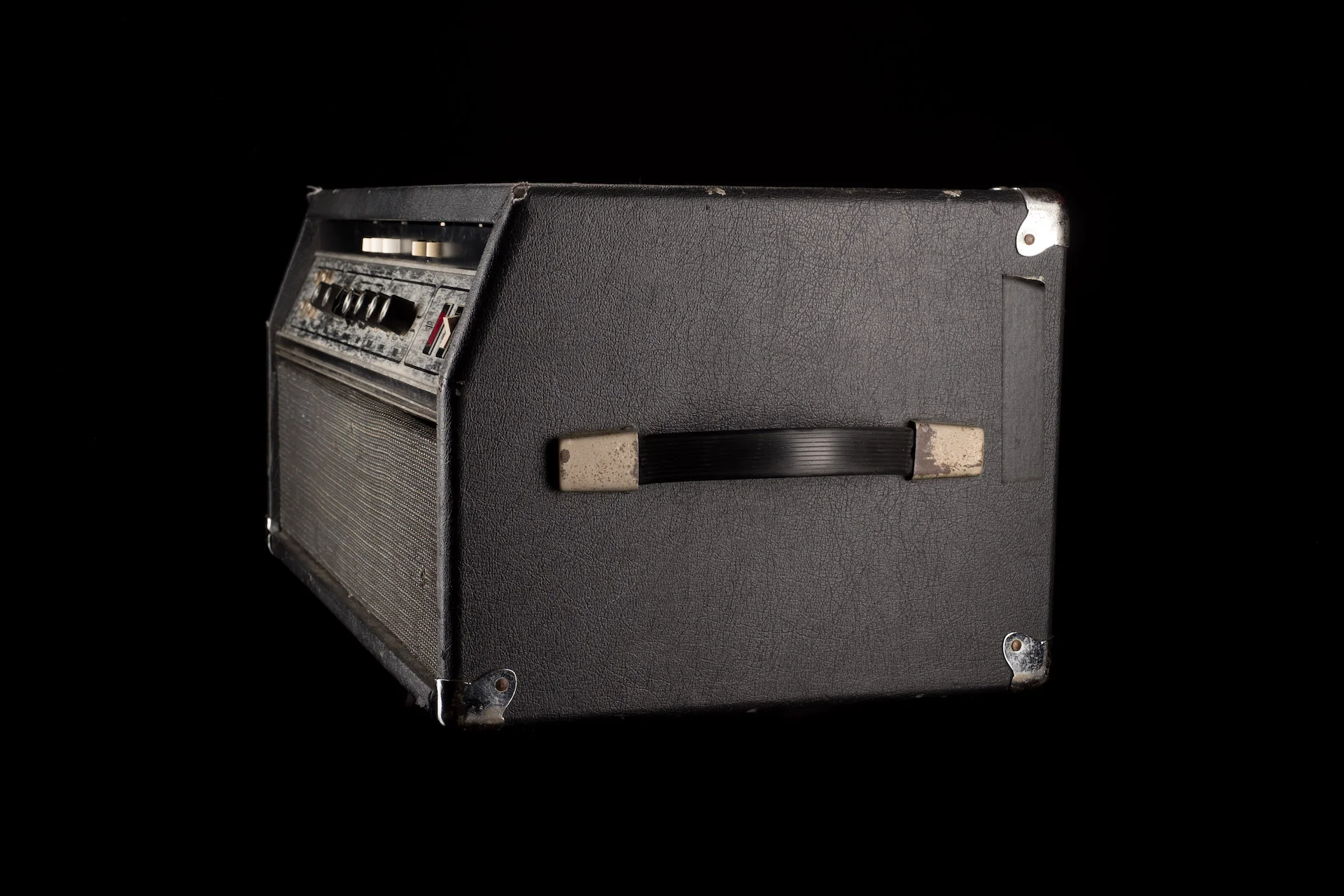 Vintage 1976 Ampeg SVT Curved Line Bass Amp Head With Road Case - Image 9