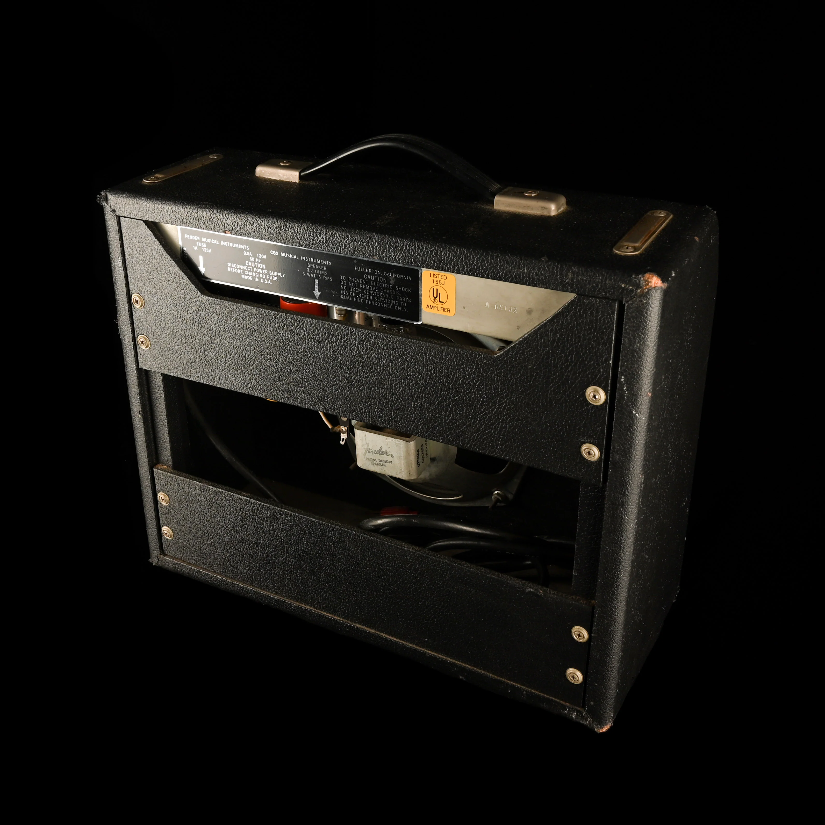Vintage 1976 Fender Champ Guitar Amp Combo - Image 10