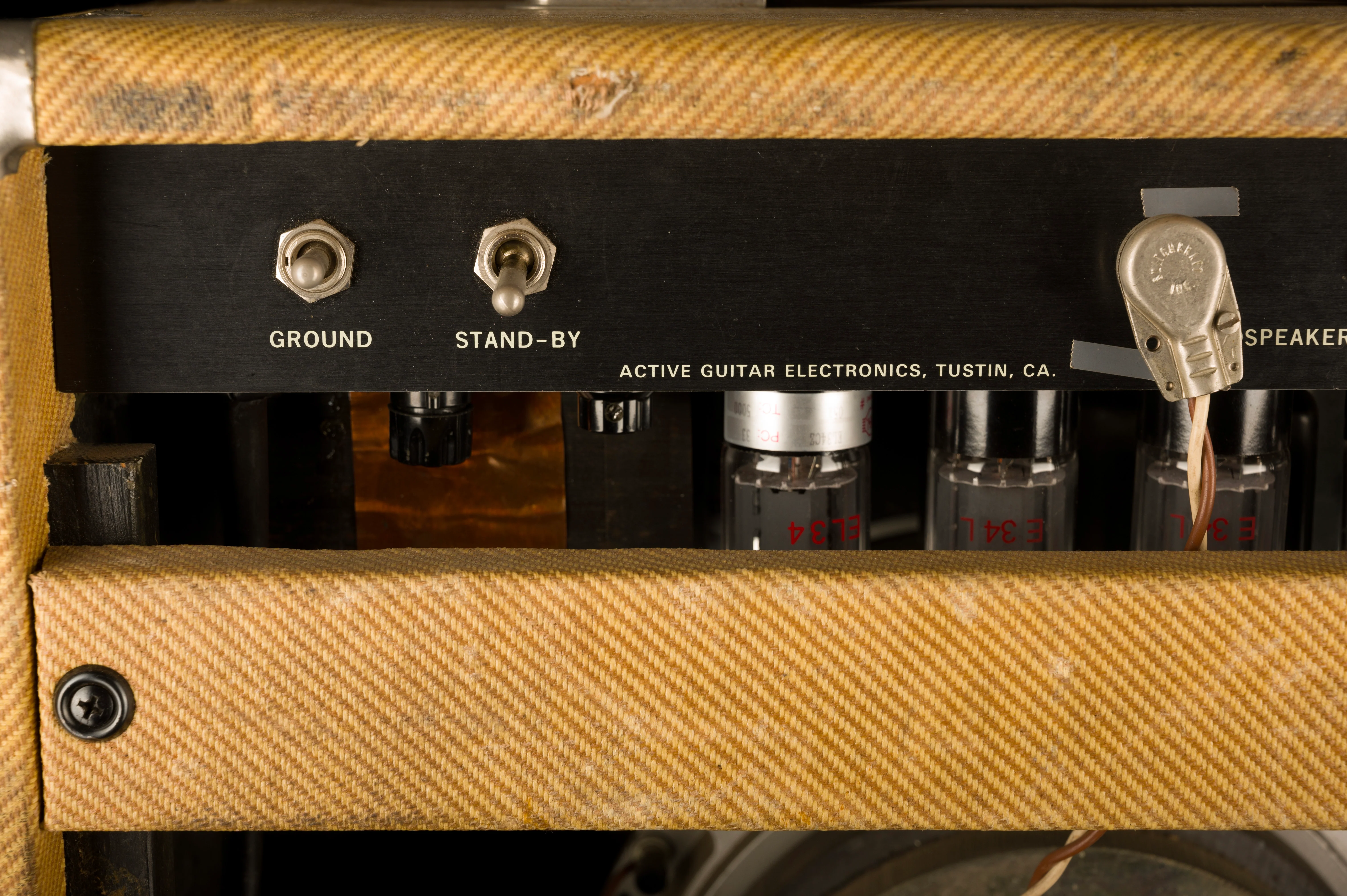 Pre Owned 1979 Jim Kelley 30/60 Reverb Guitar Amp Combo Tweed - Image 11