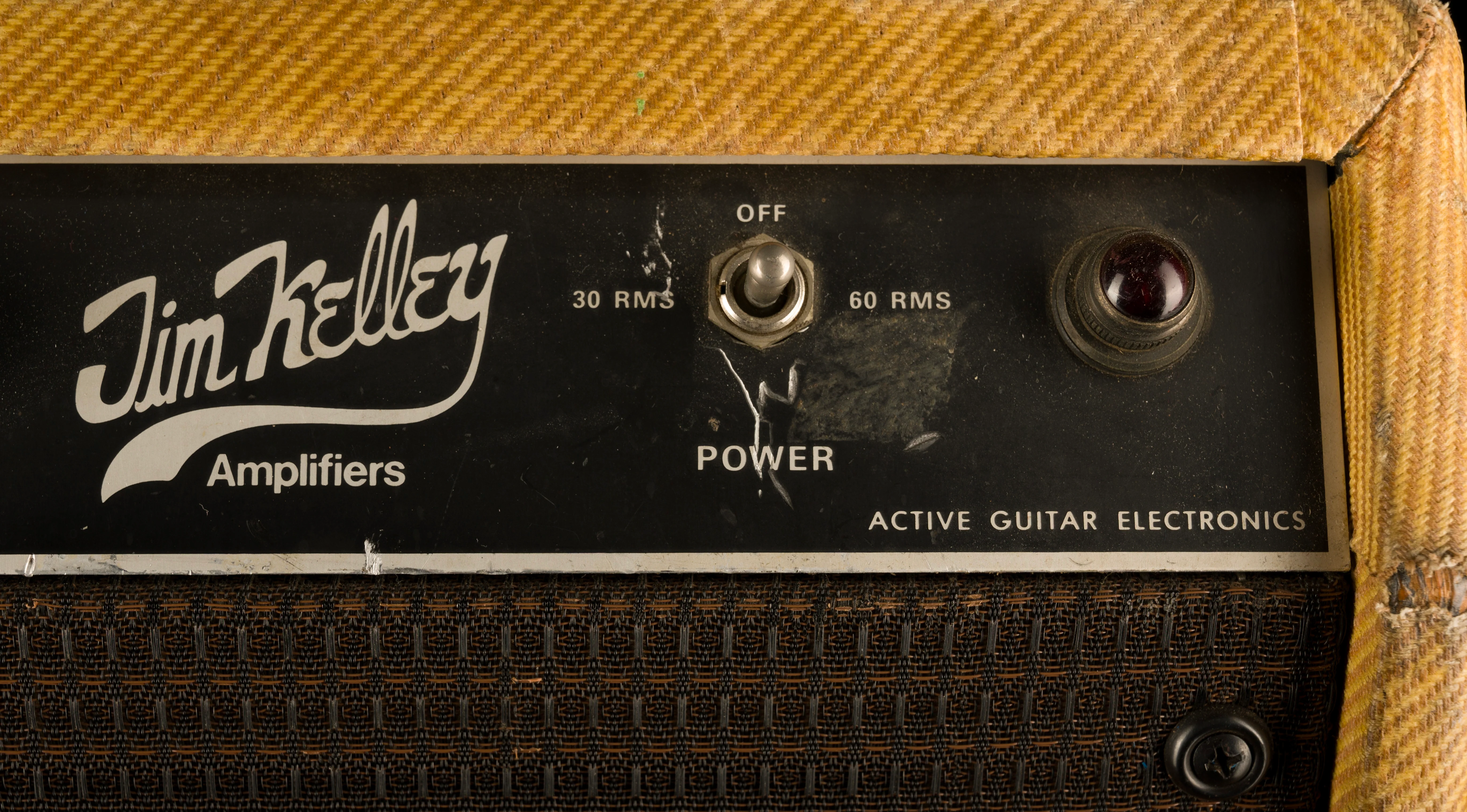 Pre Owned 1979 Jim Kelley 30/60 Reverb Guitar Amp Combo Tweed - Image 6